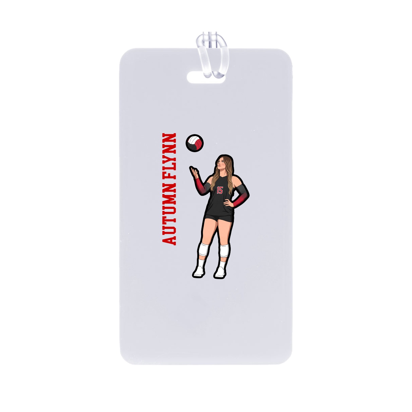 Bag Tag — Name Vertical in Classic