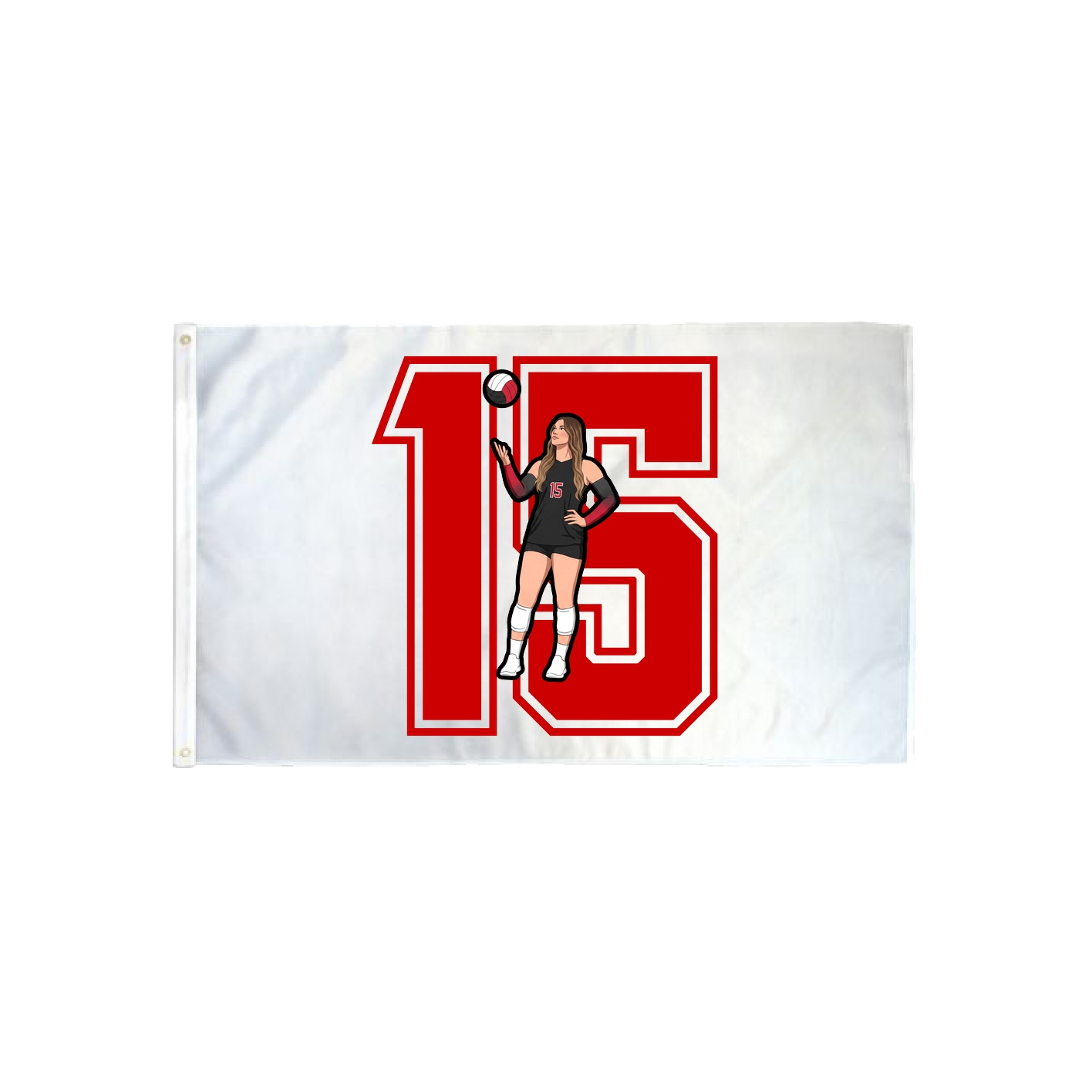 3x5 Flag — Number in Classic