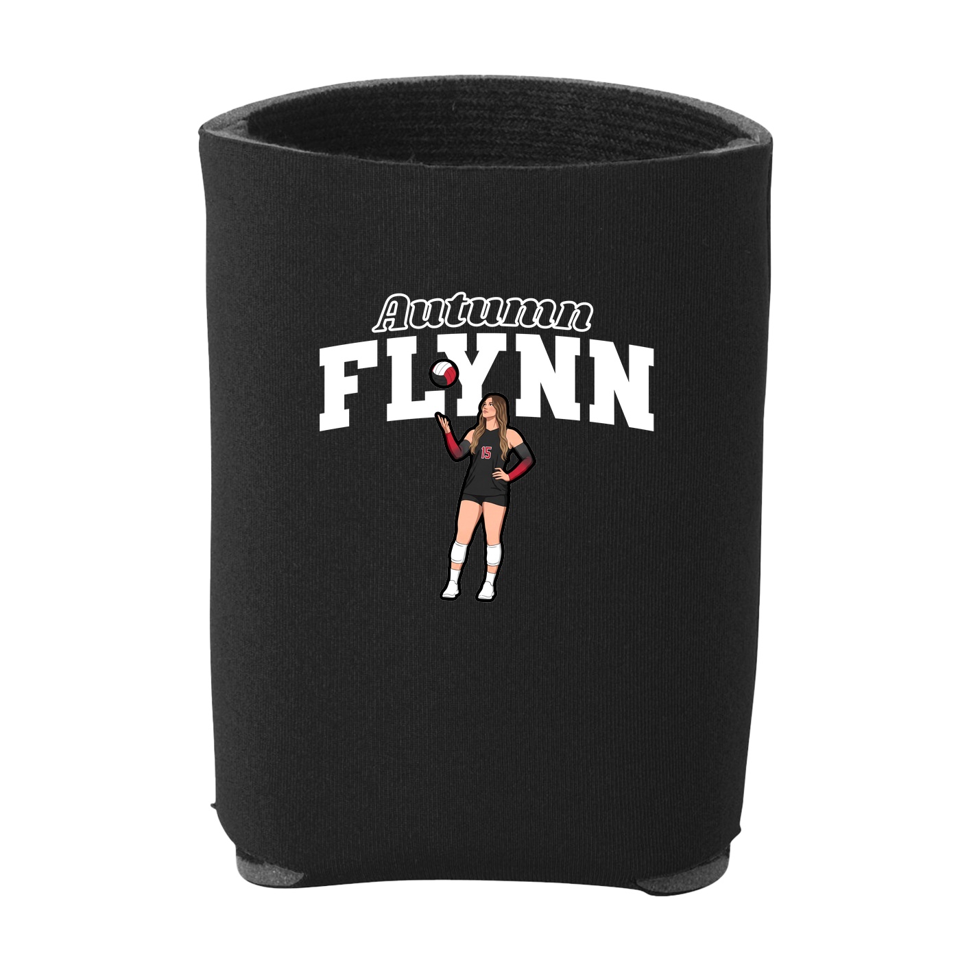 Can Holder — Name Arch in Black