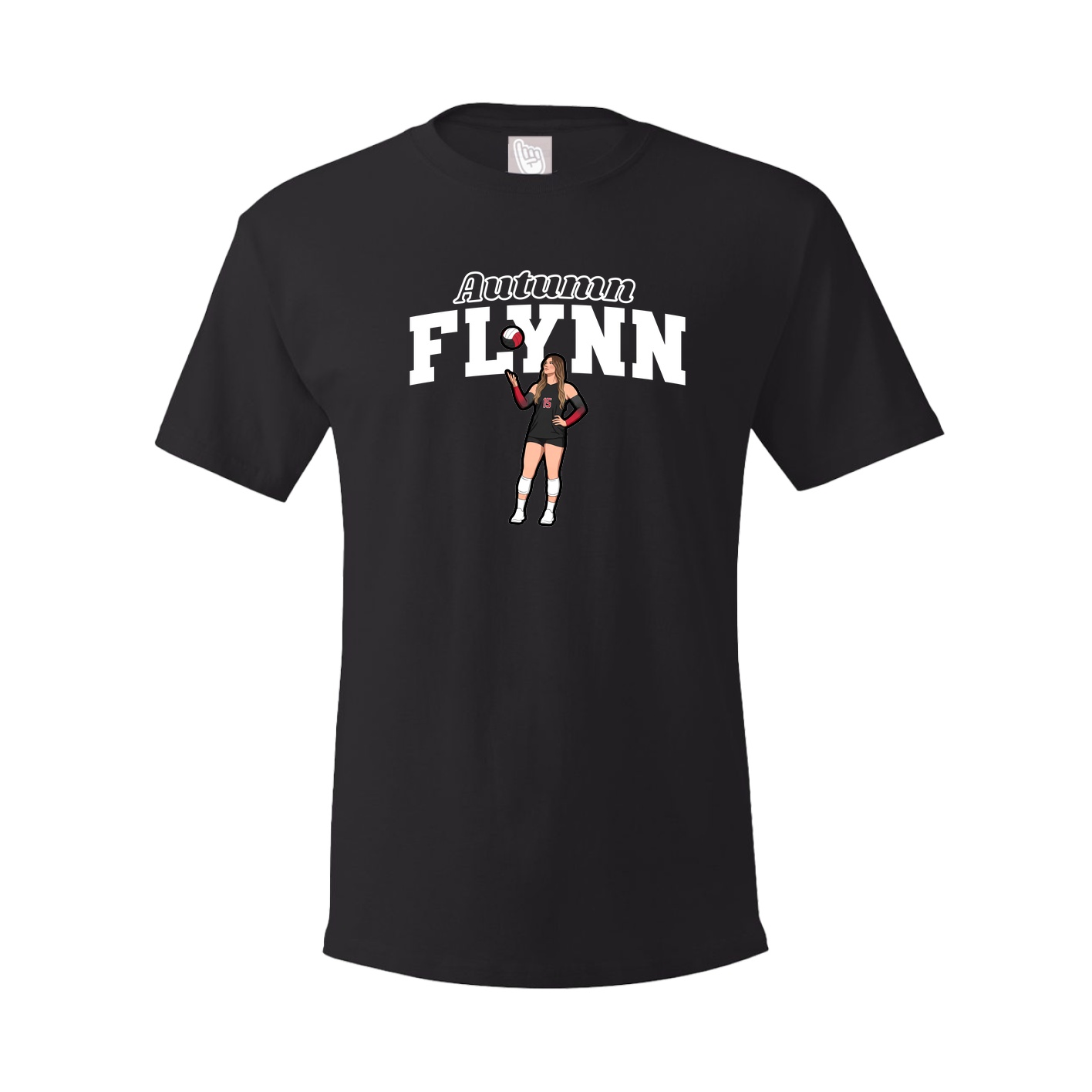 Youth Tee — Name Arch in Black
