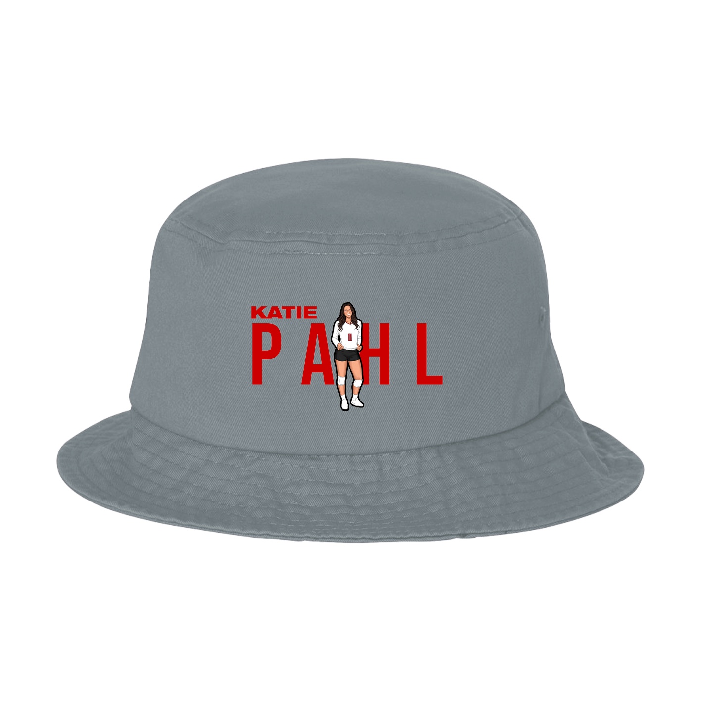 Bucket Cap — Player Name in Grey