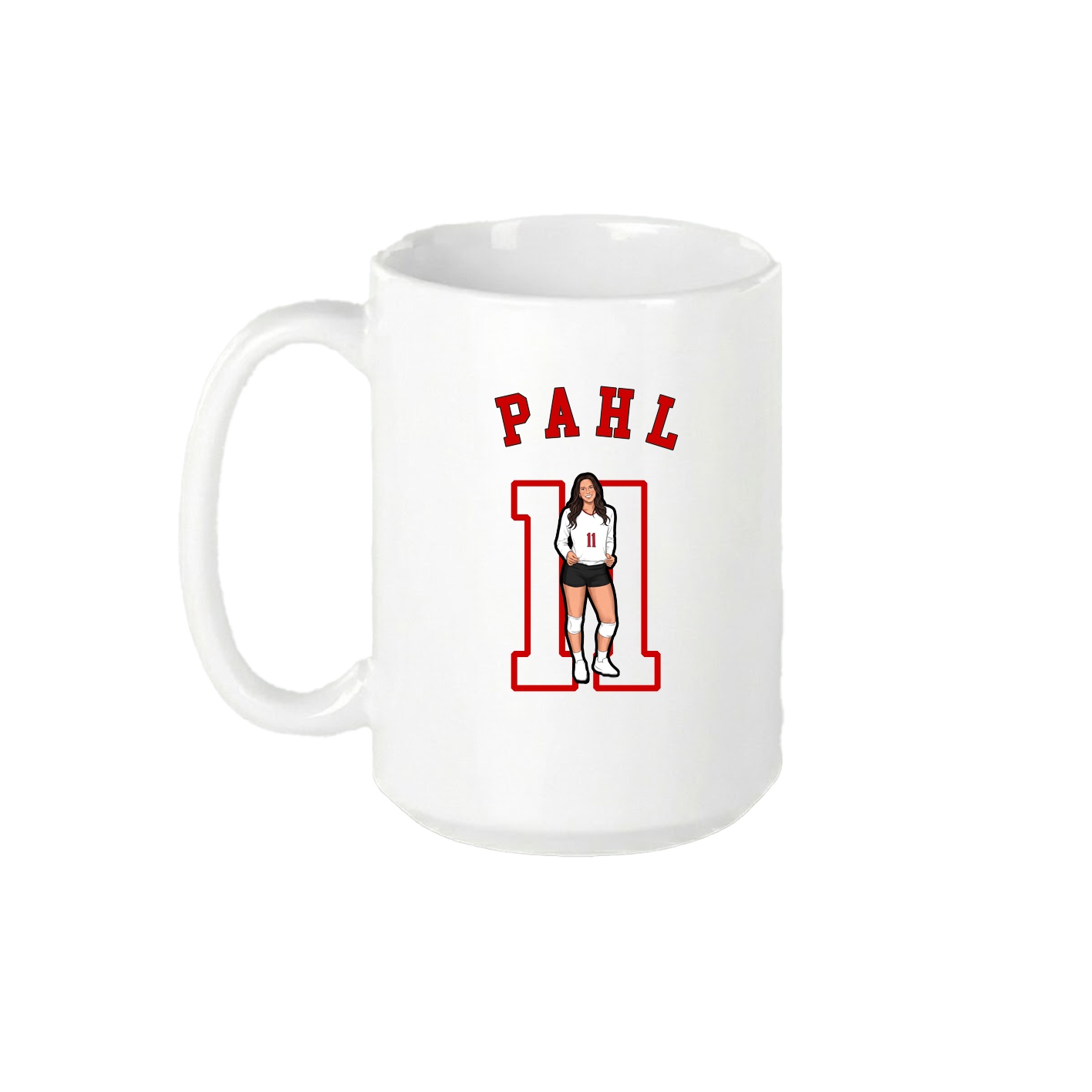 15oz Coffee Mug — Shirsey Arch in White