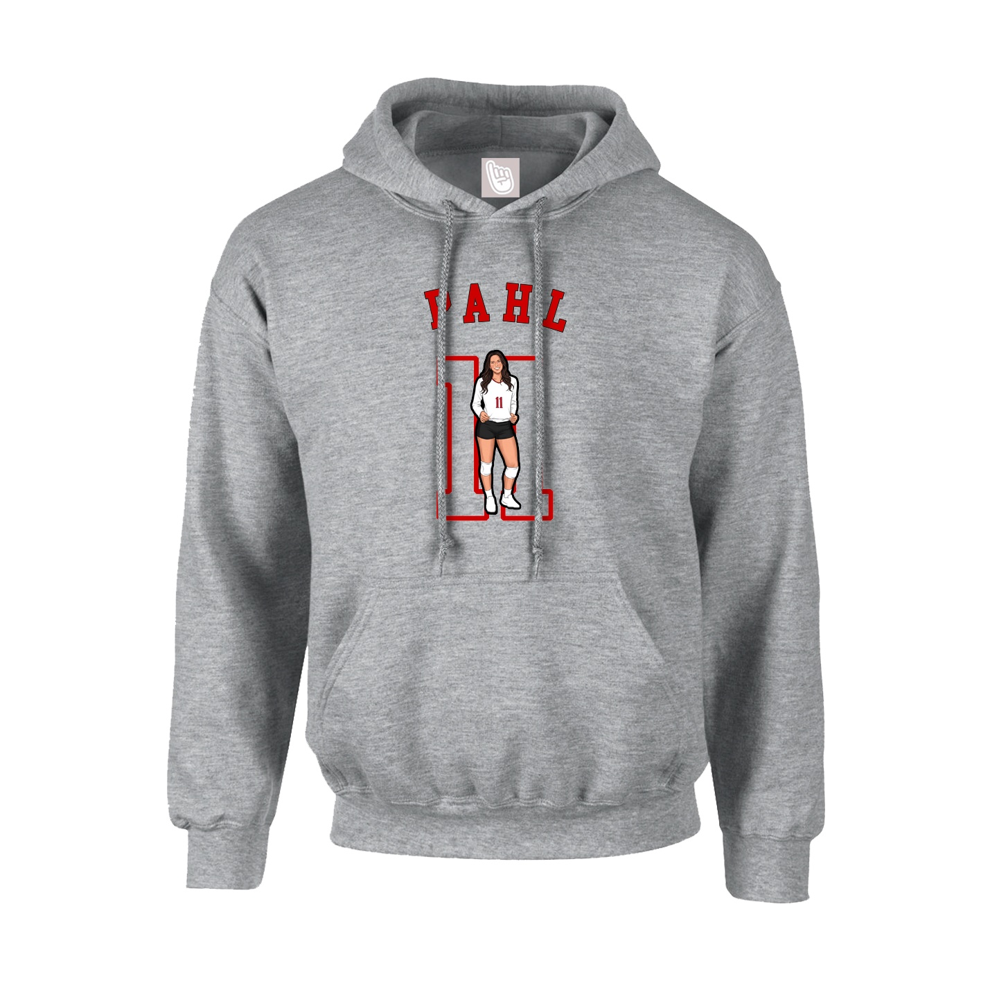 Youth Hoodie — Shirsey Arch in Grey