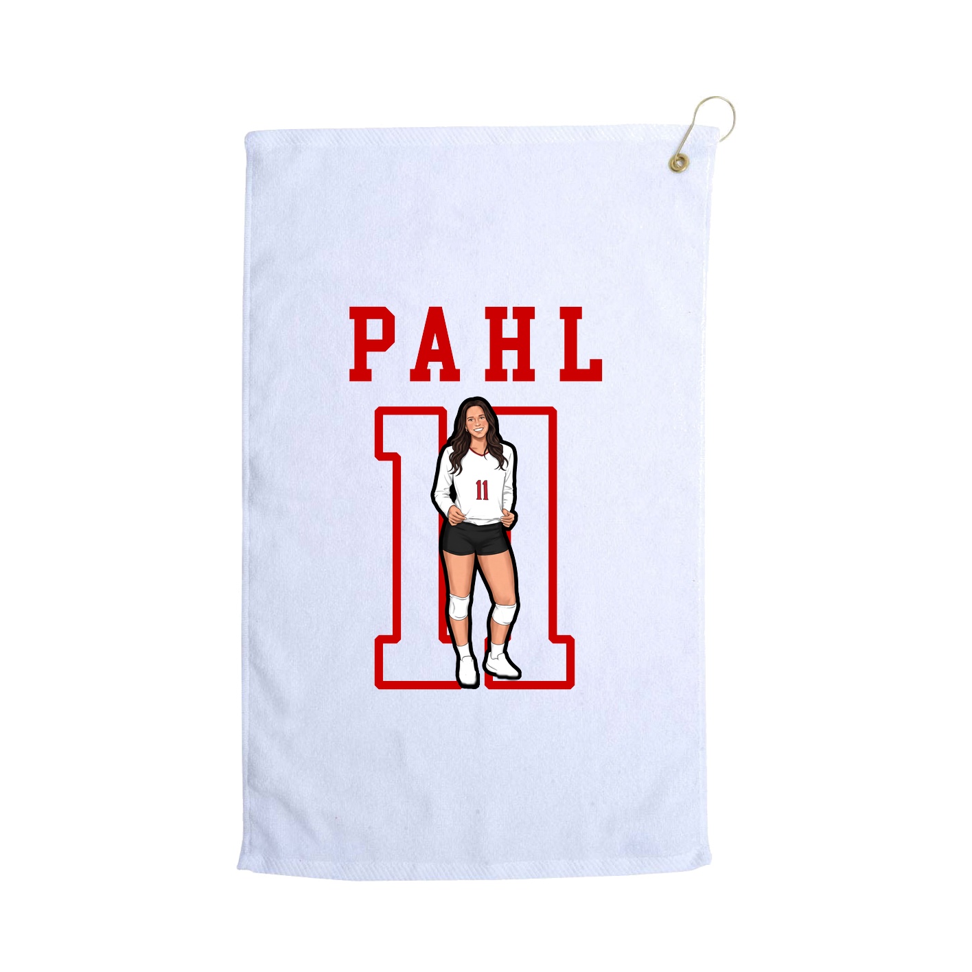 Golf Towel — Shirsey in White