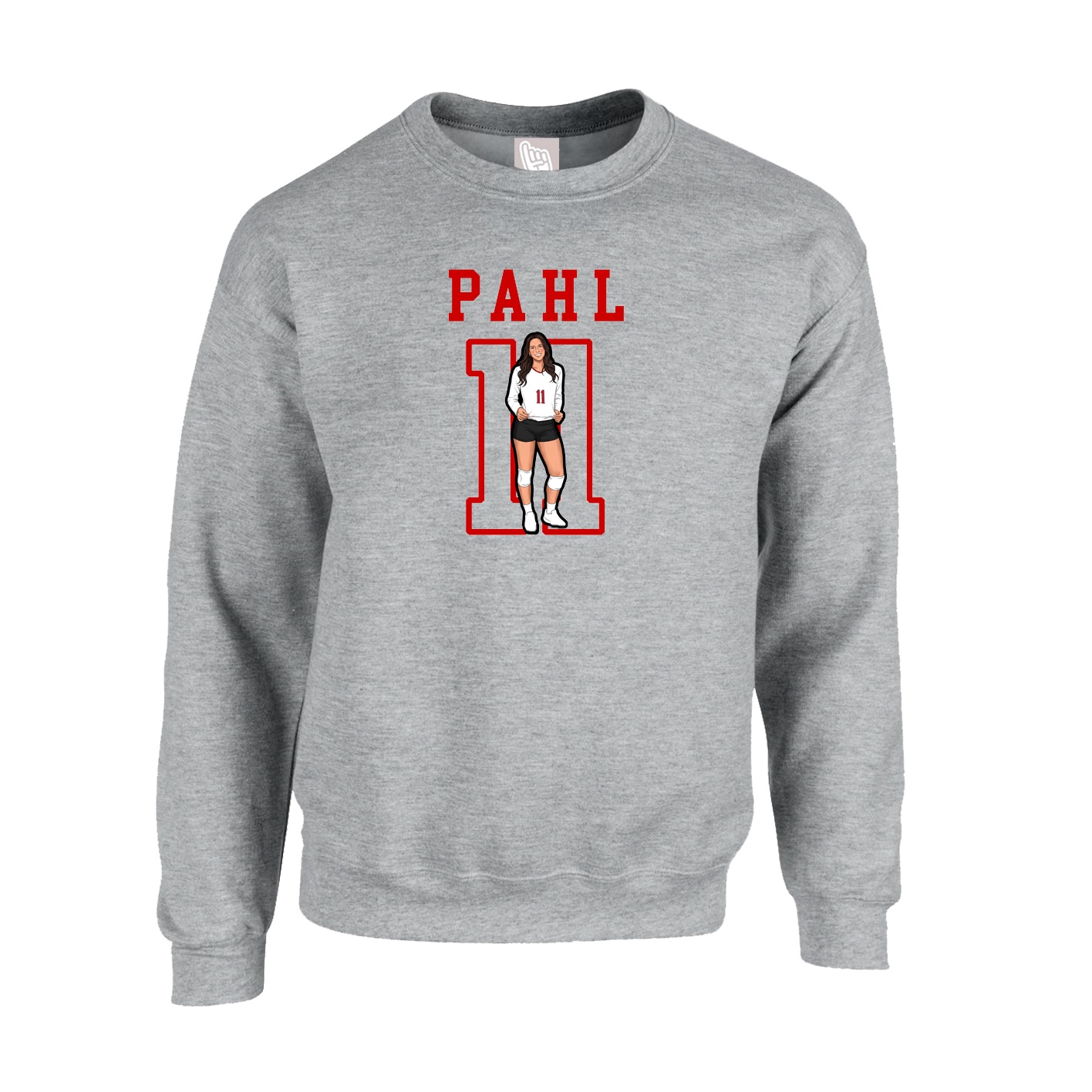 Fleece Crew — Shirsey in Grey