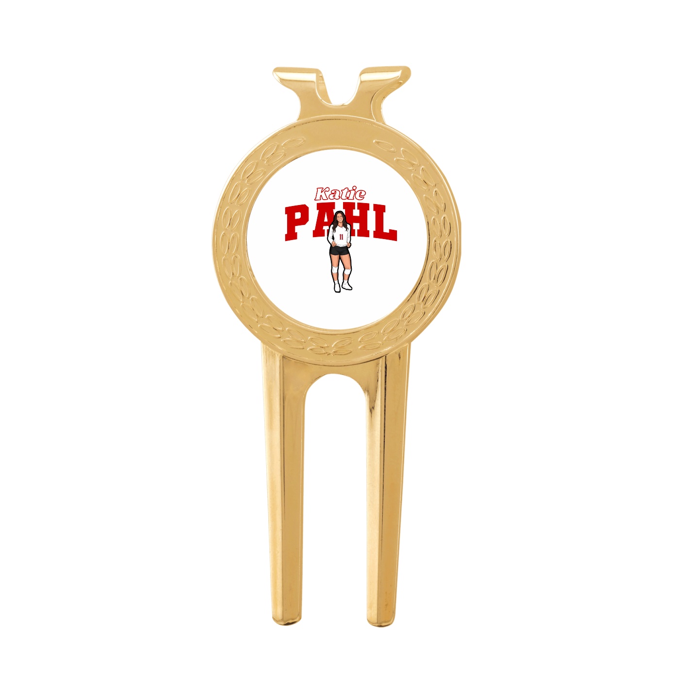 Divot Tool with Ball Marker — Name Arch in Classic