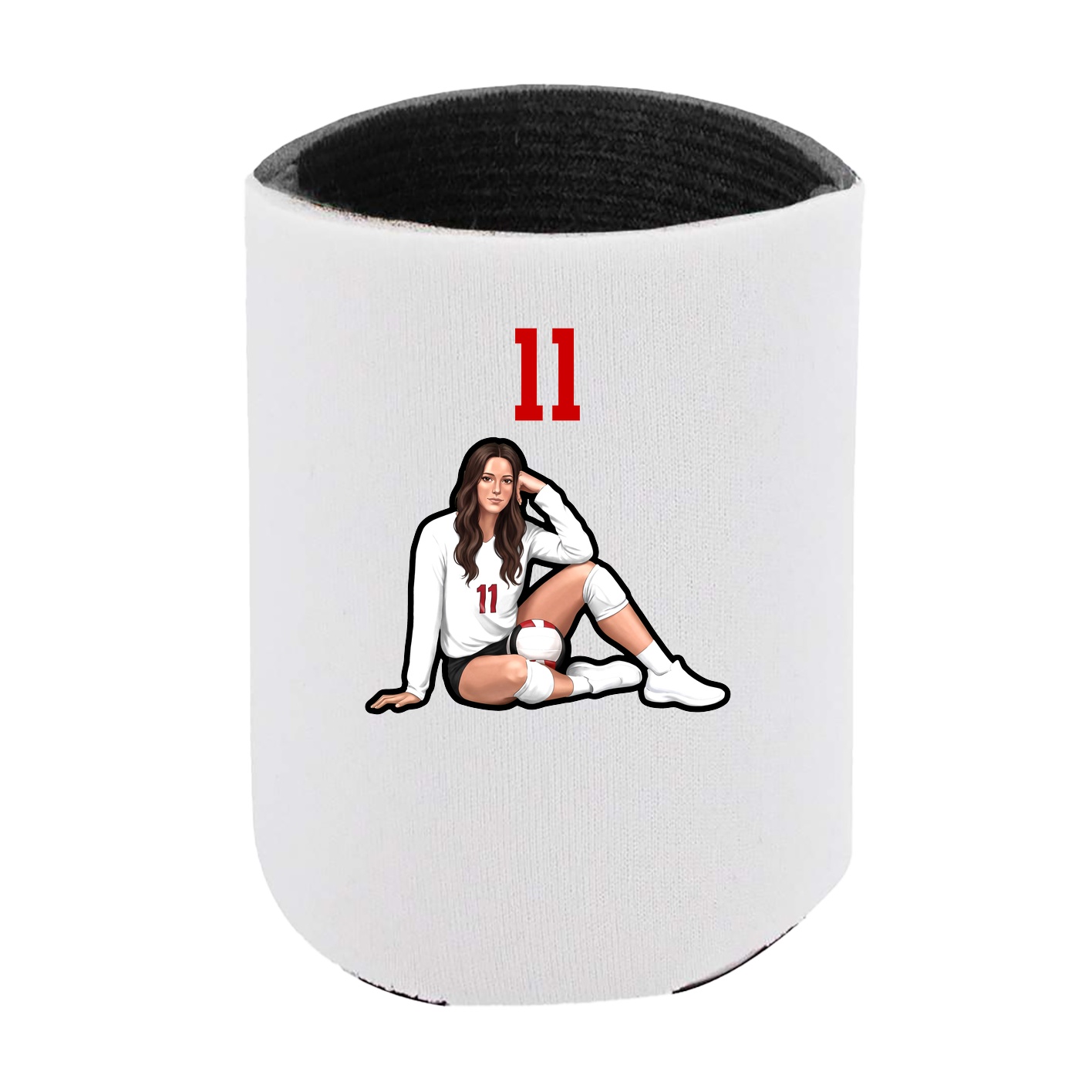 Can Holder — Number Top in White