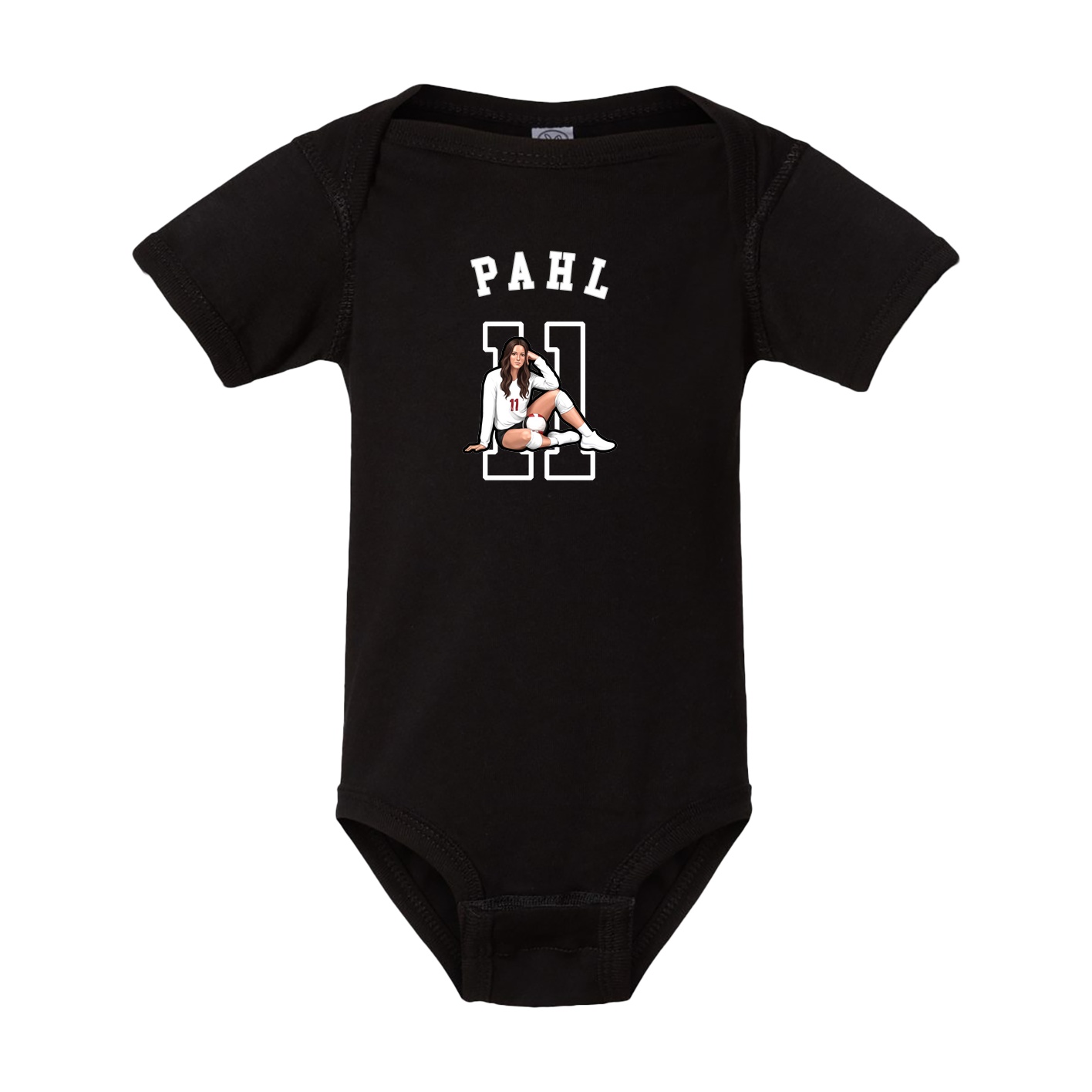 Baby Onesie — Shirsey Arch in Black
