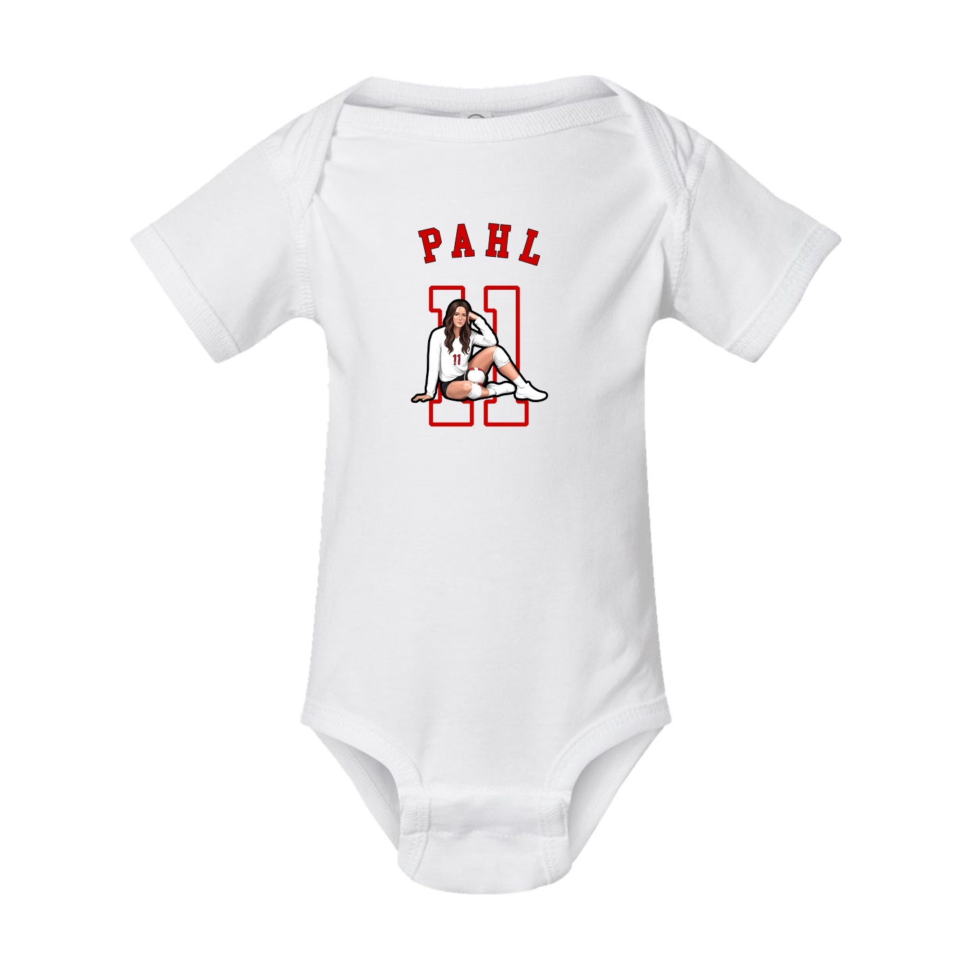 Baby Onesie — Shirsey Arch in White