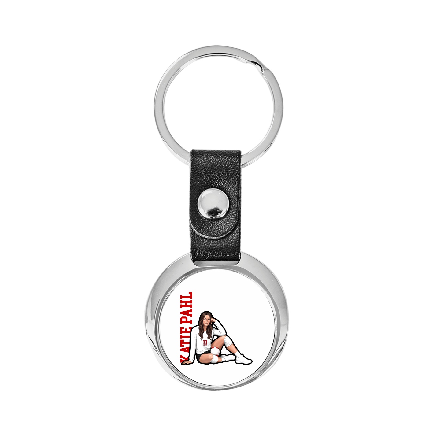 Key Chain — Name Vertical in Classic
