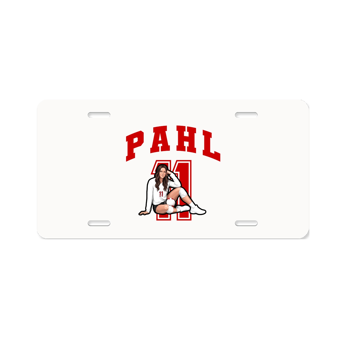 License Plate — Number in Classic