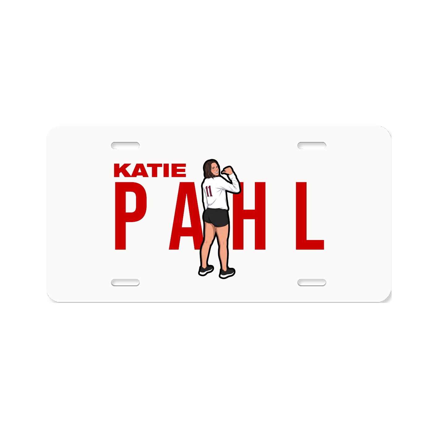License Plate — Player Name in Classic