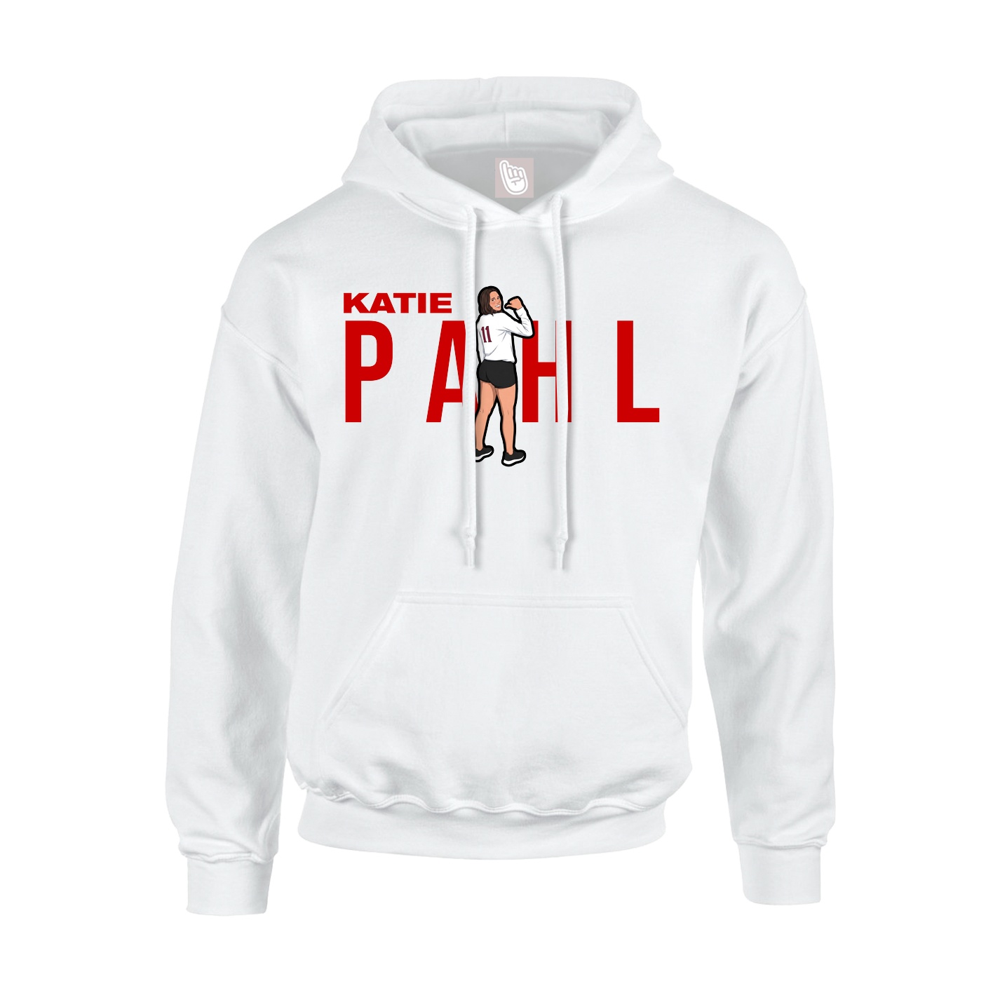 Hoodie — Player Name in White