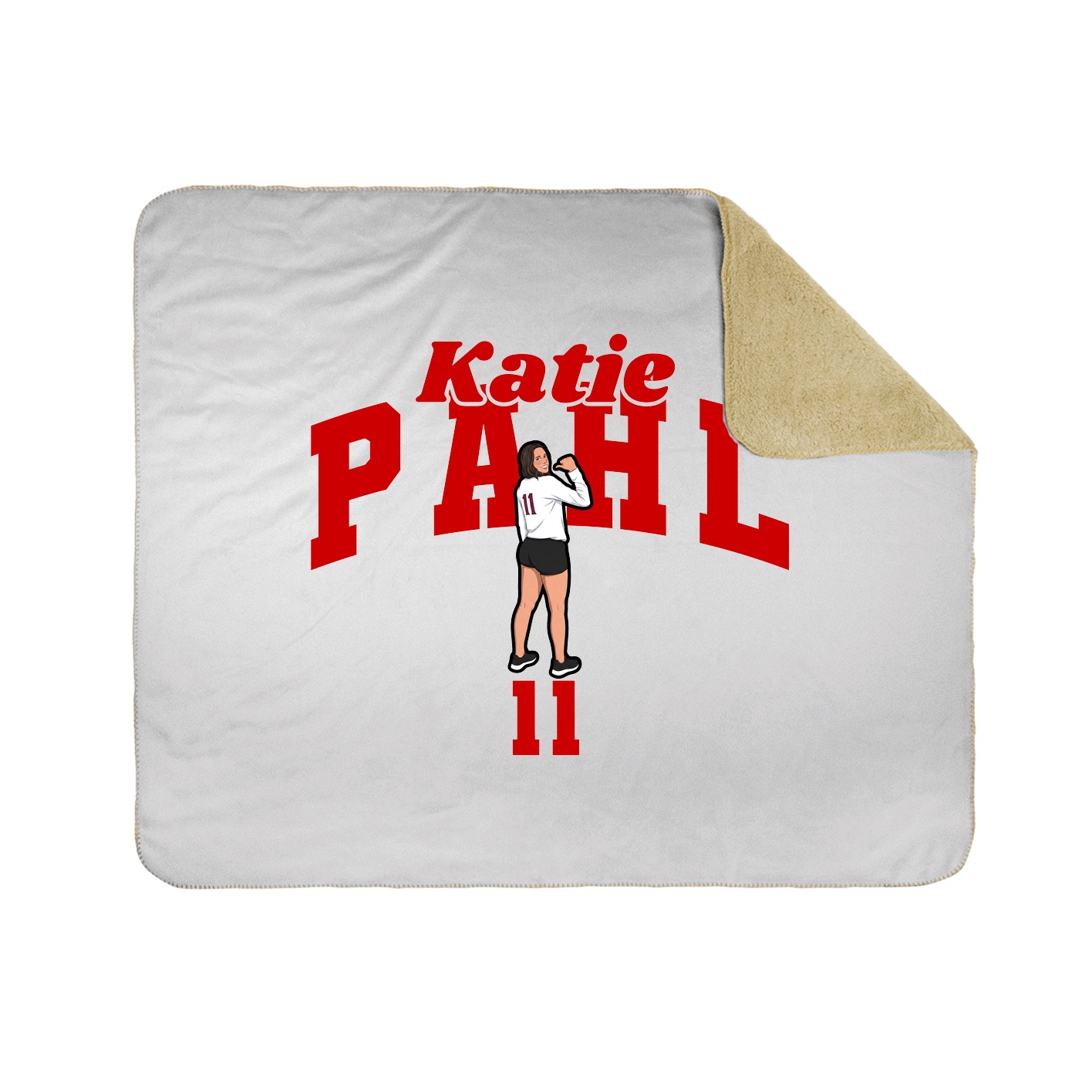 Throw Blanket — Signature Arch in White