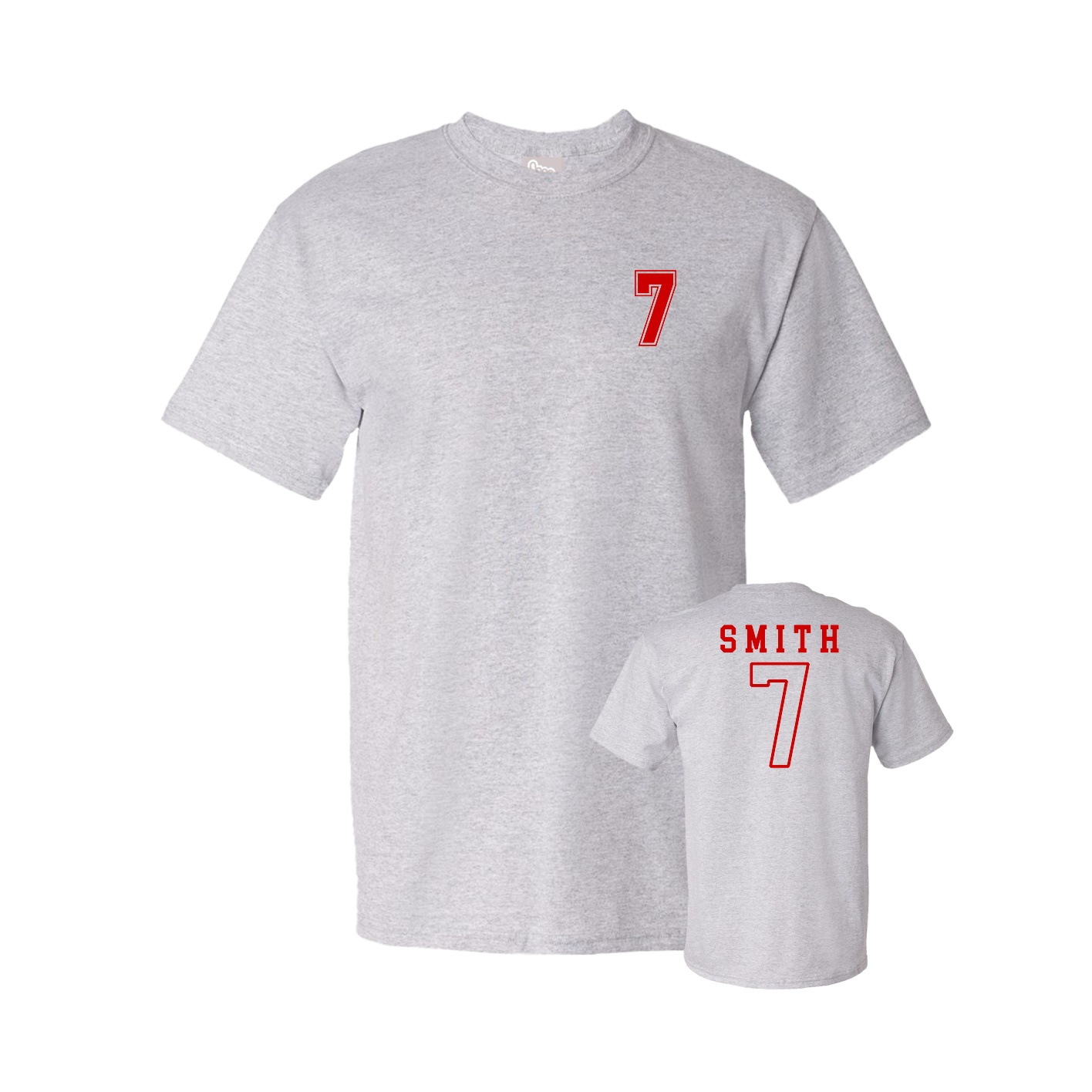 Tee — Chest Back in Grey