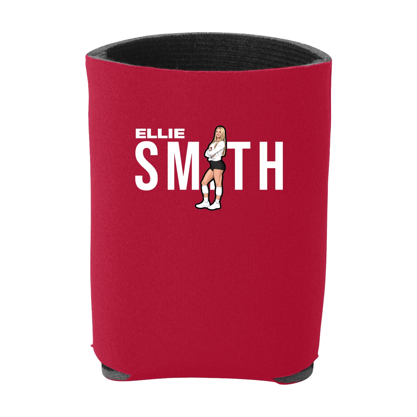 Can Holder — Player Name in Red