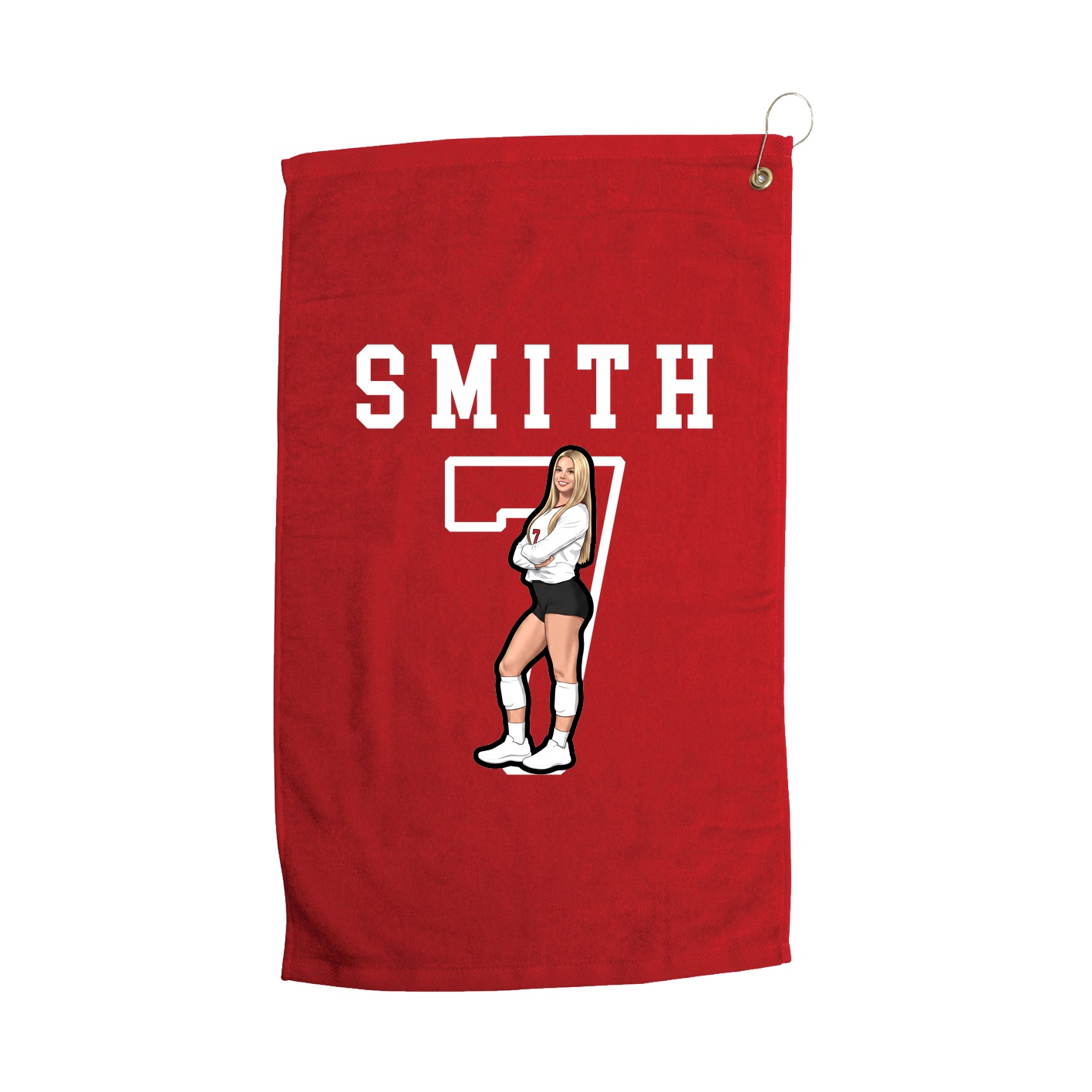 Golf Towel — Shirsey in Red