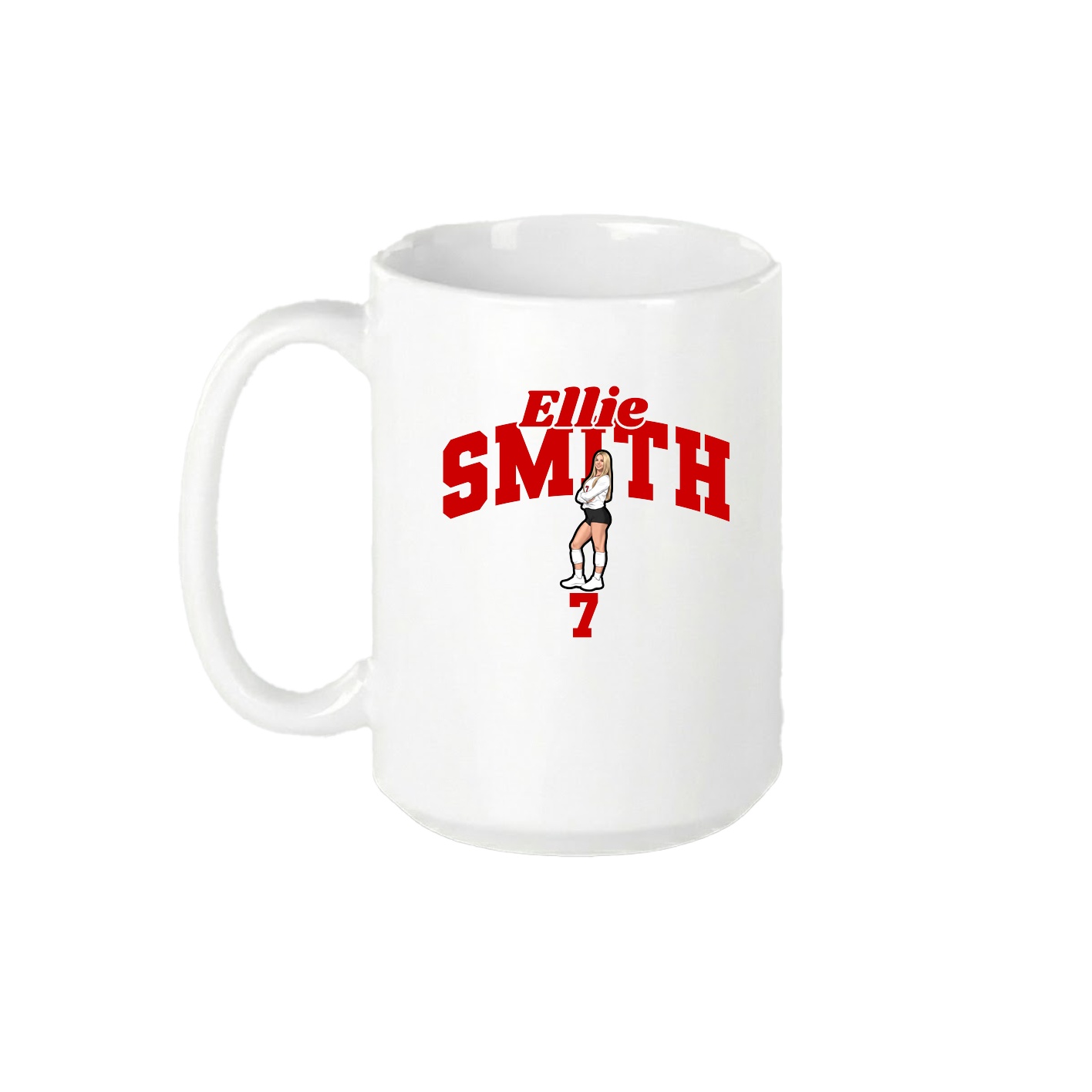 15oz Coffee Mug — Signature Arch in White