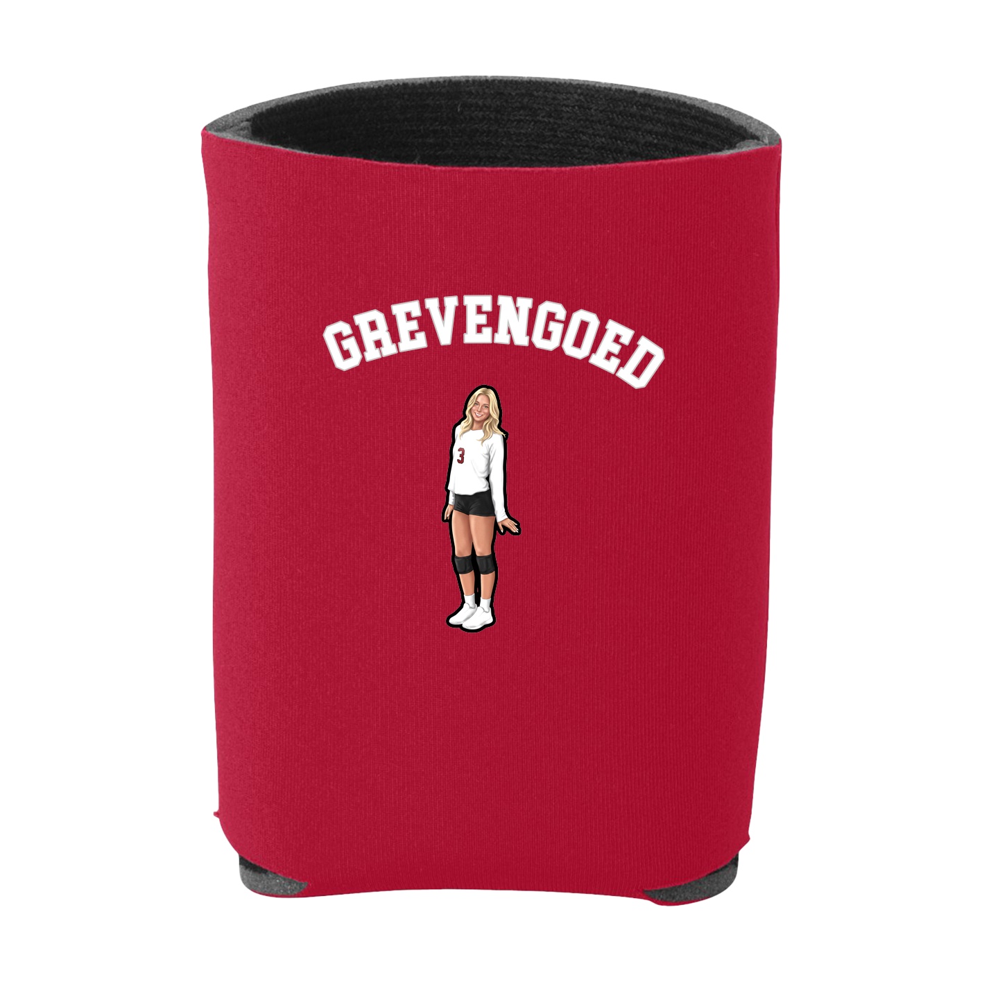 Can Holder — Shirsey Arch in Red