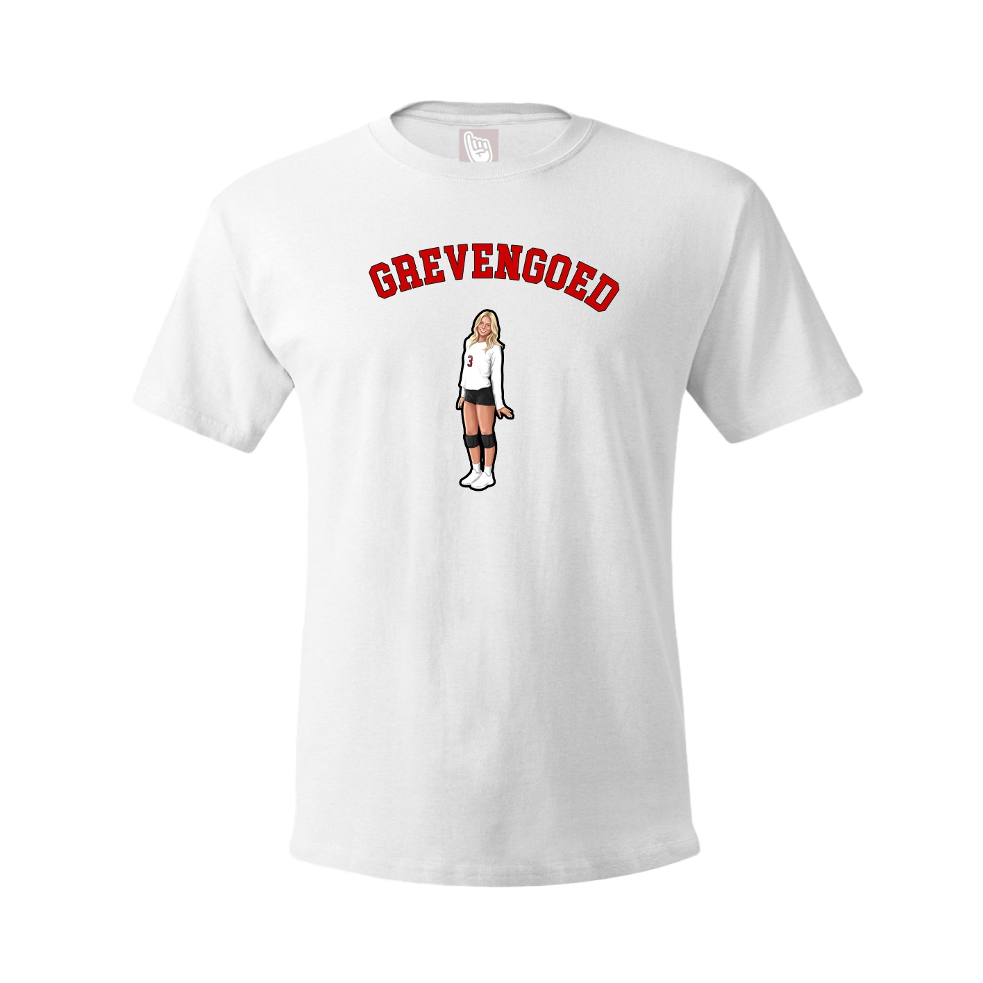 Tee — Shirsey Arch in White