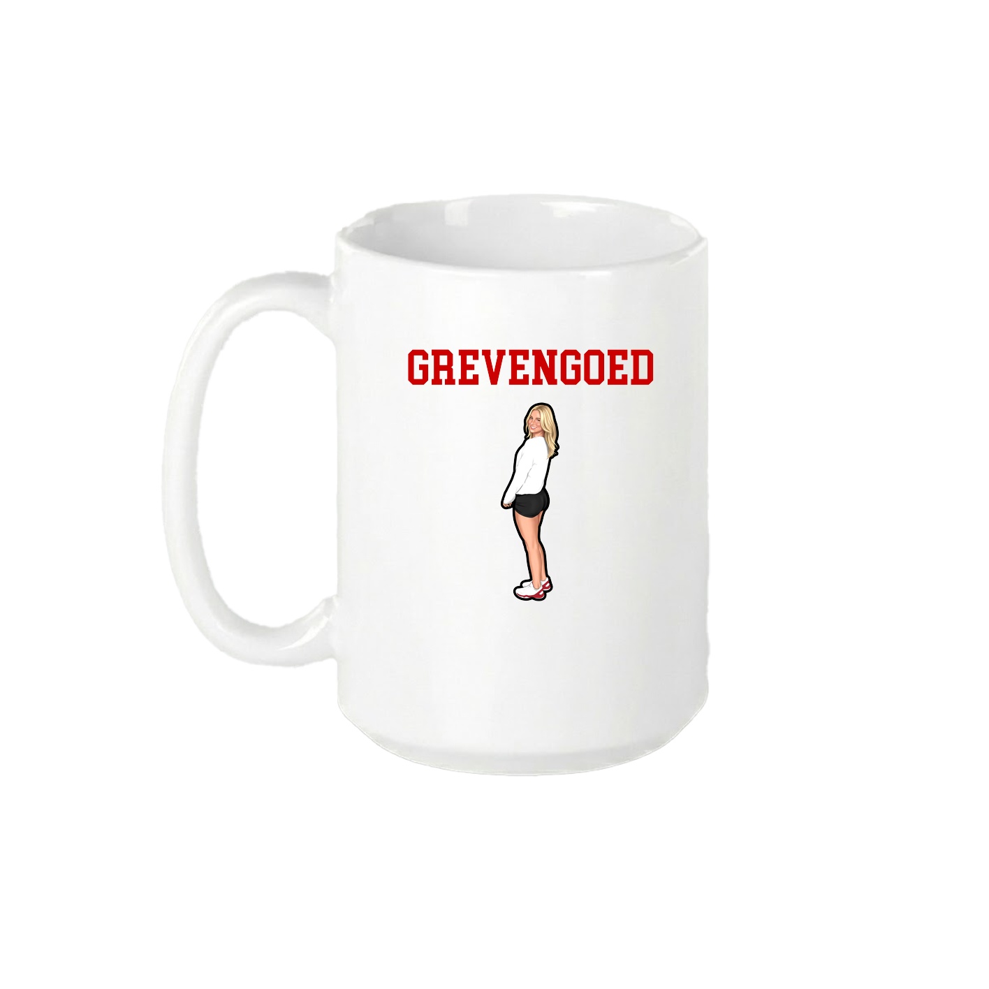 15oz Coffee Mug — Shirsey in White