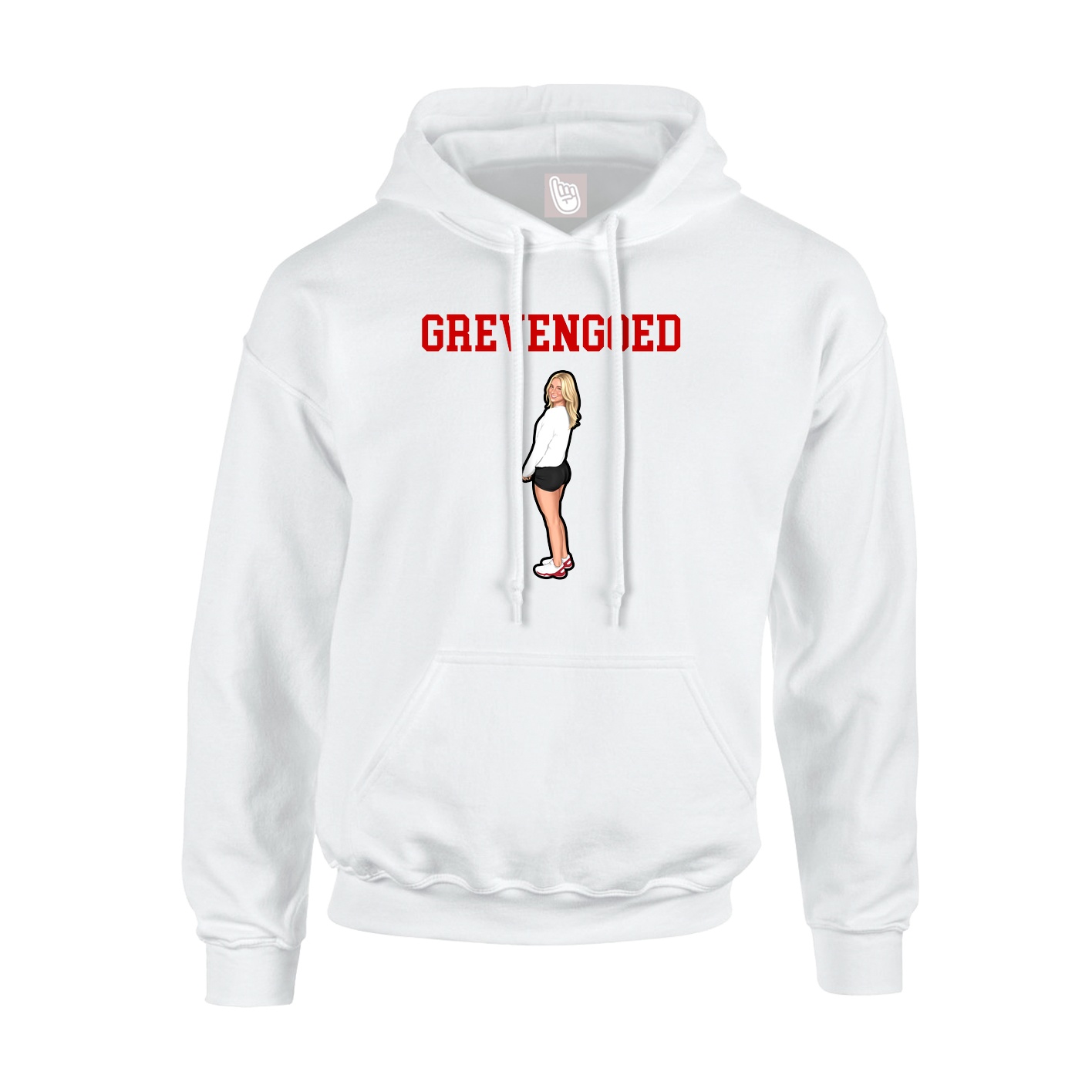 Youth Hoodie — Shirsey in White