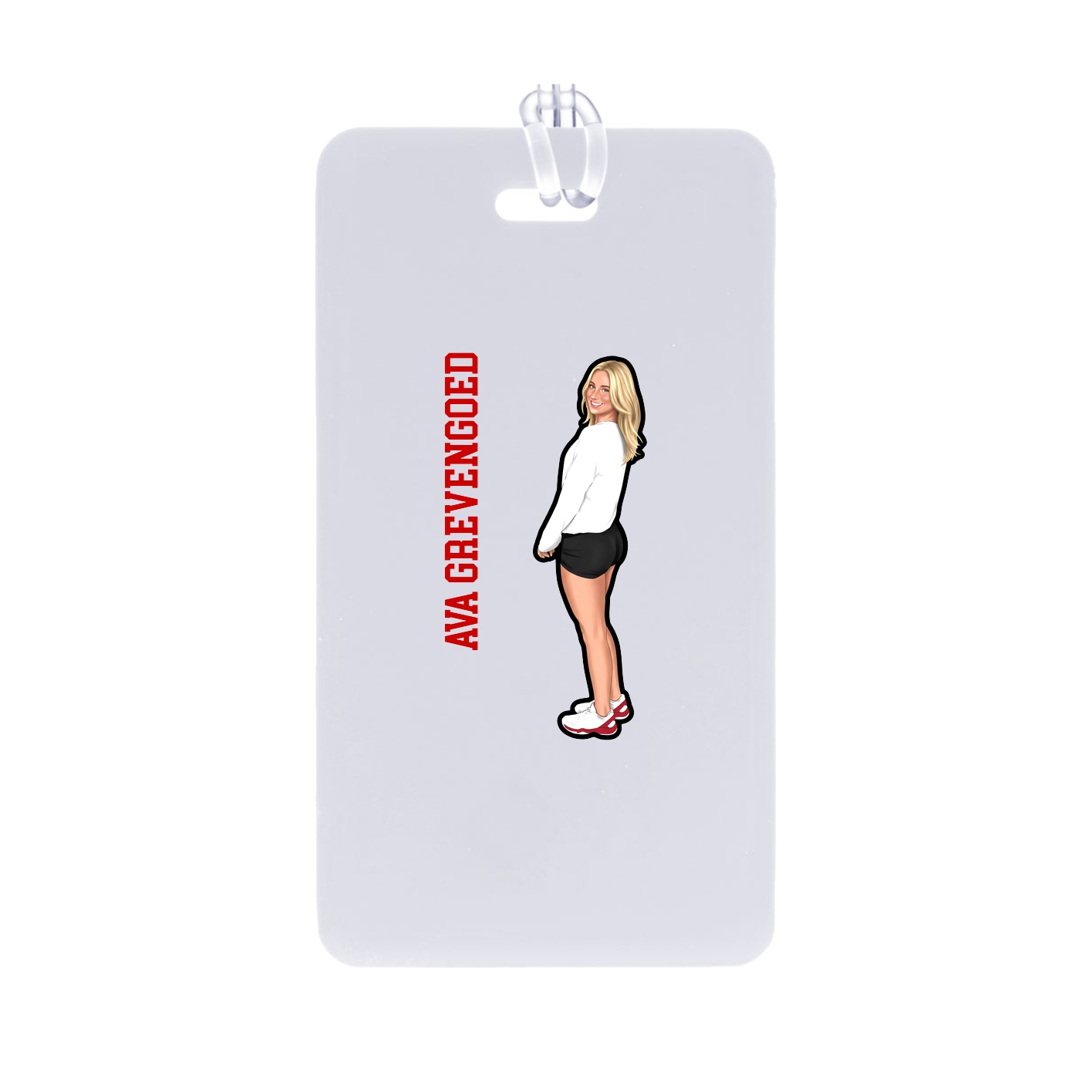 Bag Tag — Name Vertical in Classic
