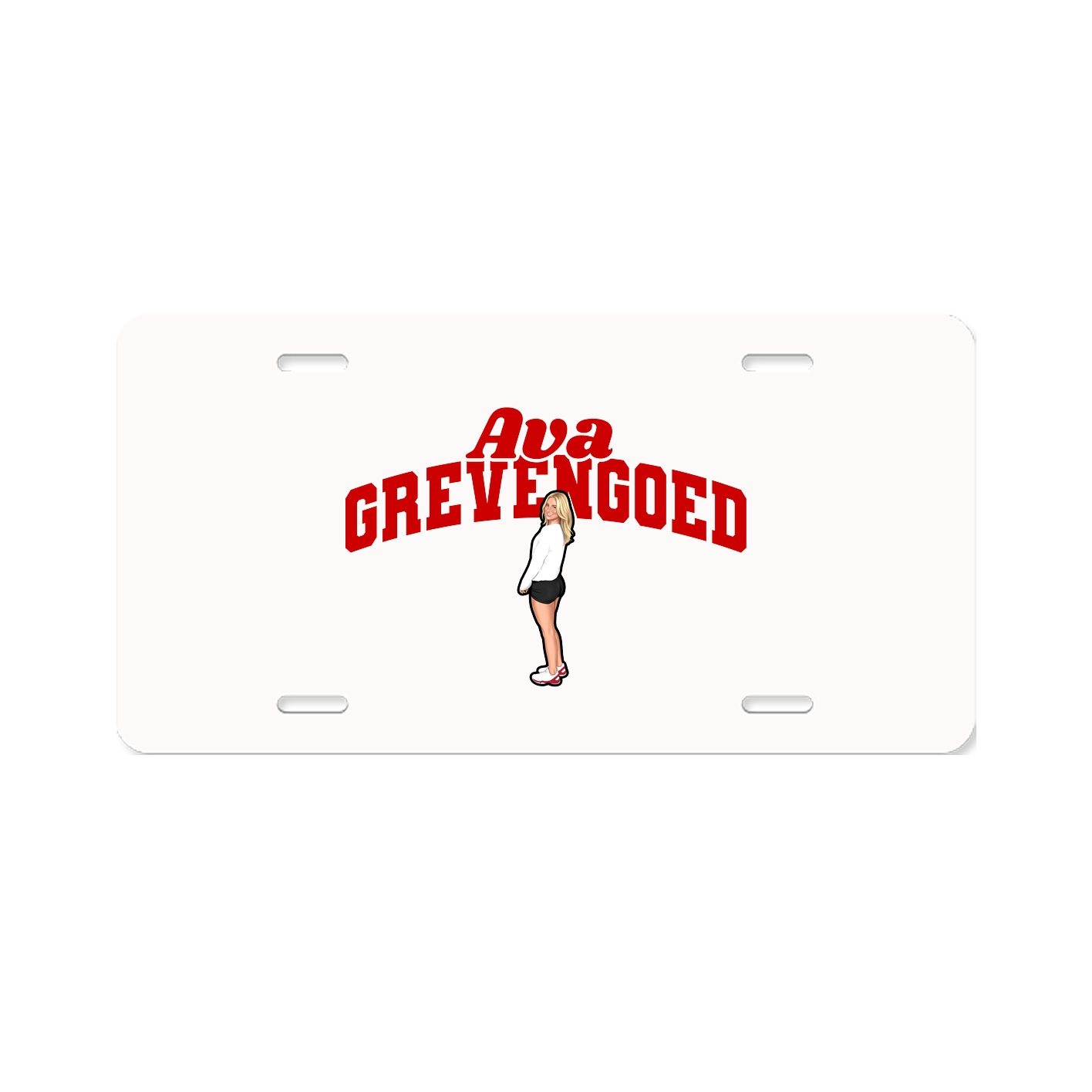 License Plate — Signature Arch in Classic