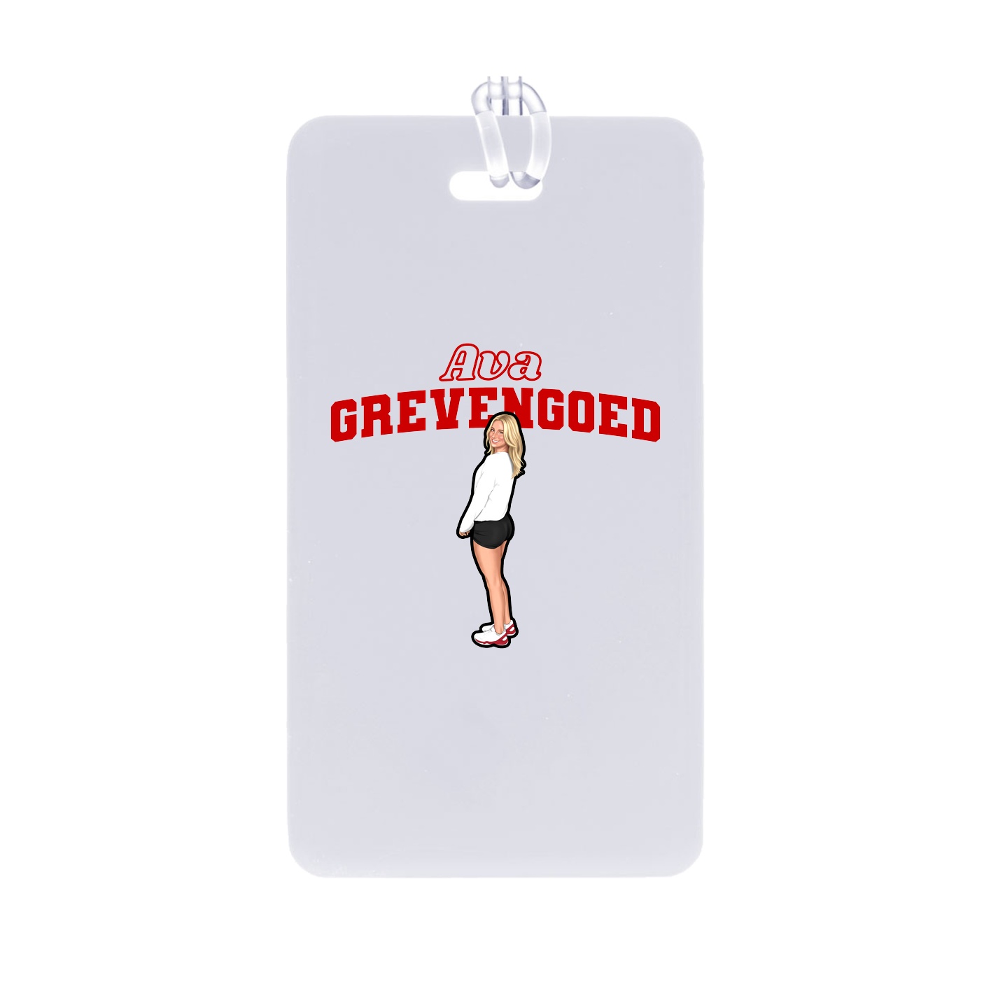 Bag Tag — Name Arch in Classic