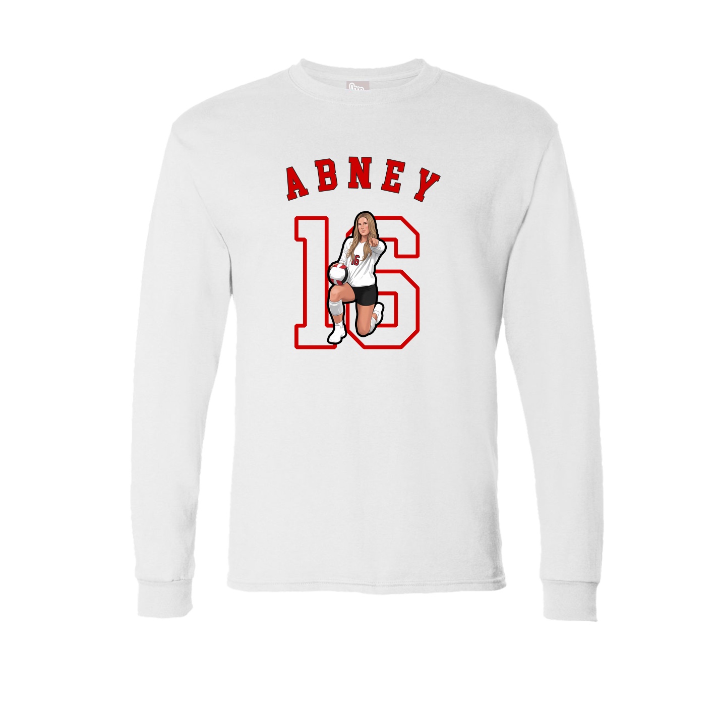 Long Sleeve Tee — Shirsey Arch in White