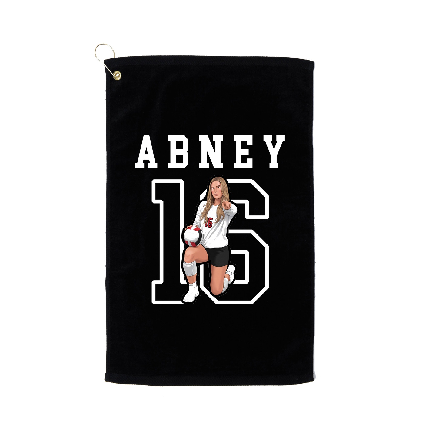 Golf Towel — Shirsey in Black