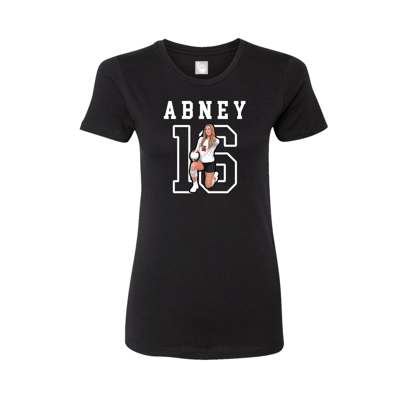 Fitted Women's Tee — Shirsey in Black
