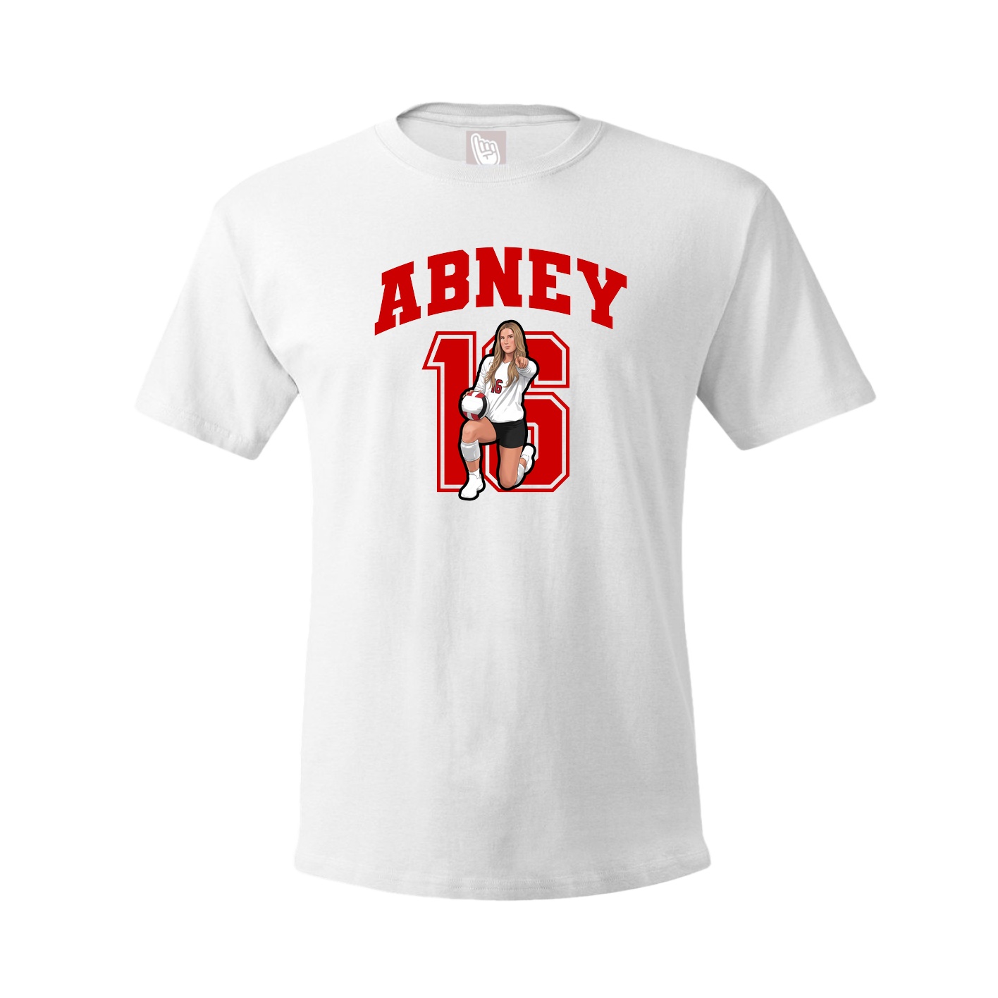 Tee — Number in White