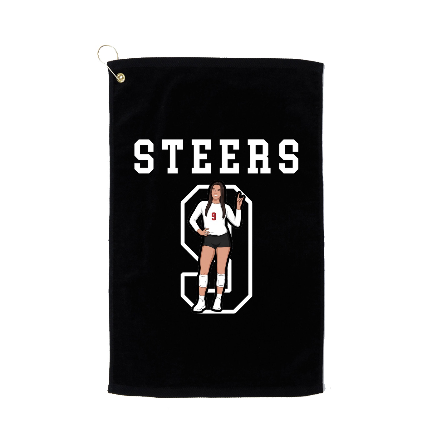 Golf Towel — Shirsey in Black