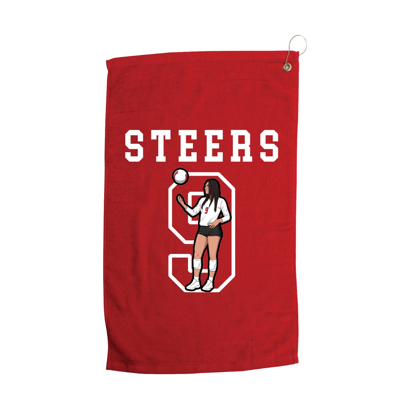 Golf Towel — Shirsey in Red