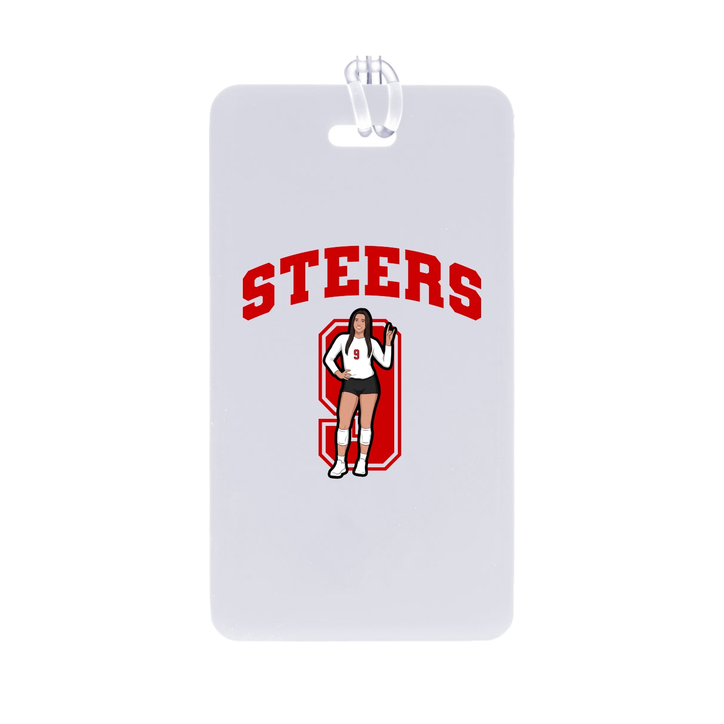Bag Tag — Number in Classic