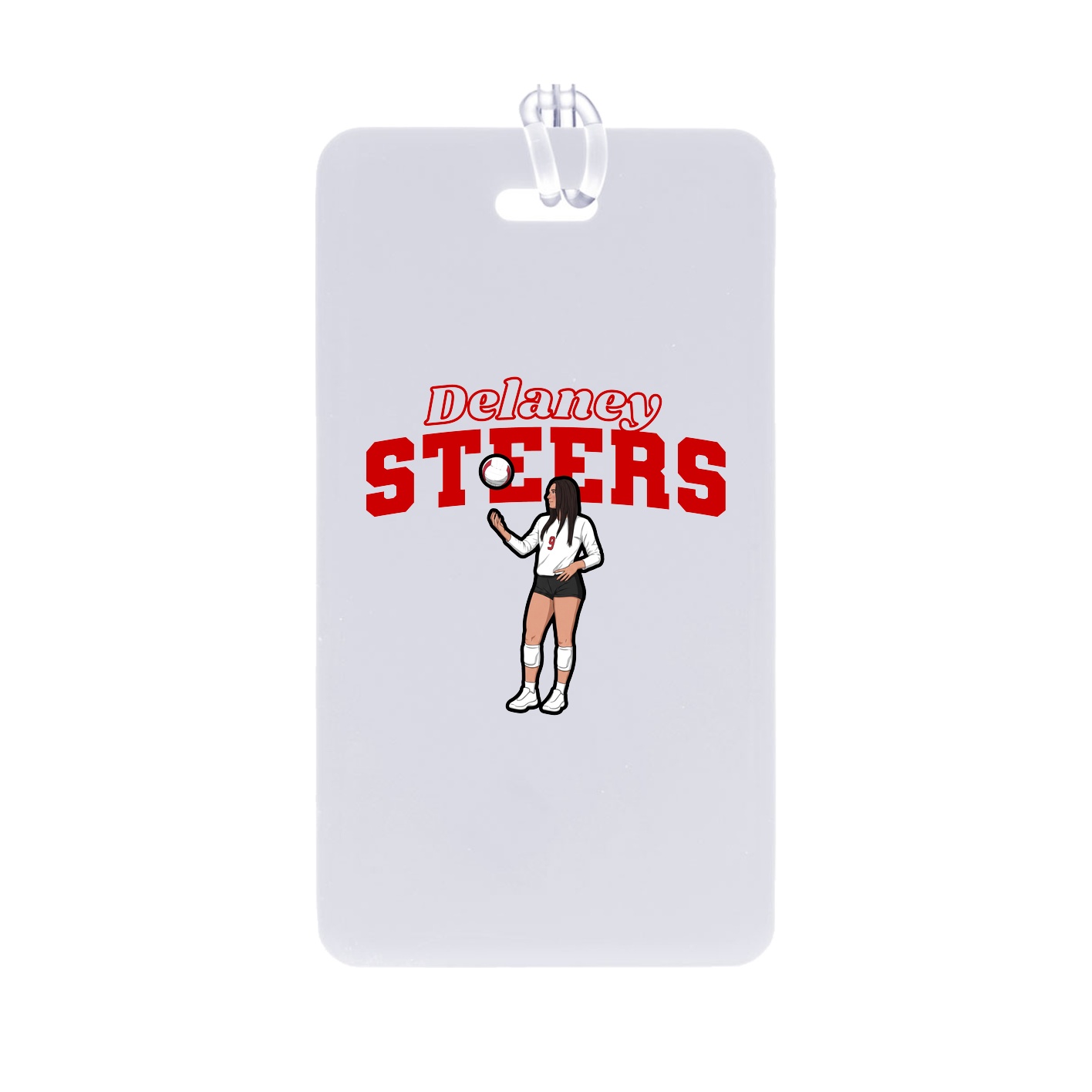 Bag Tag — Name Arch in Classic