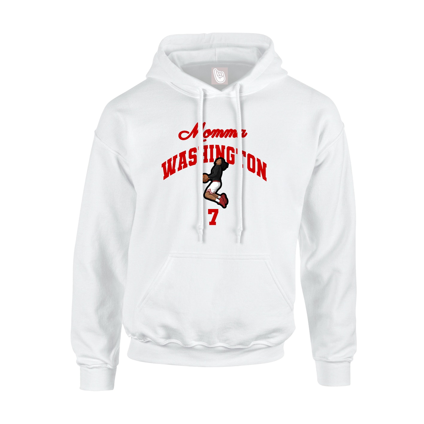 Youth Hoodie — Mothers Day Arch in White