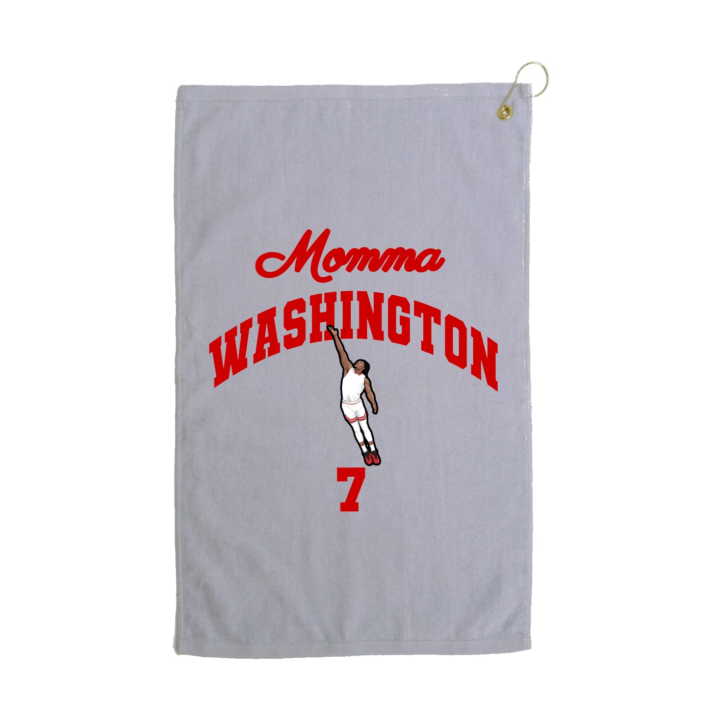 Golf Towel — Mothers Day Arch in Grey