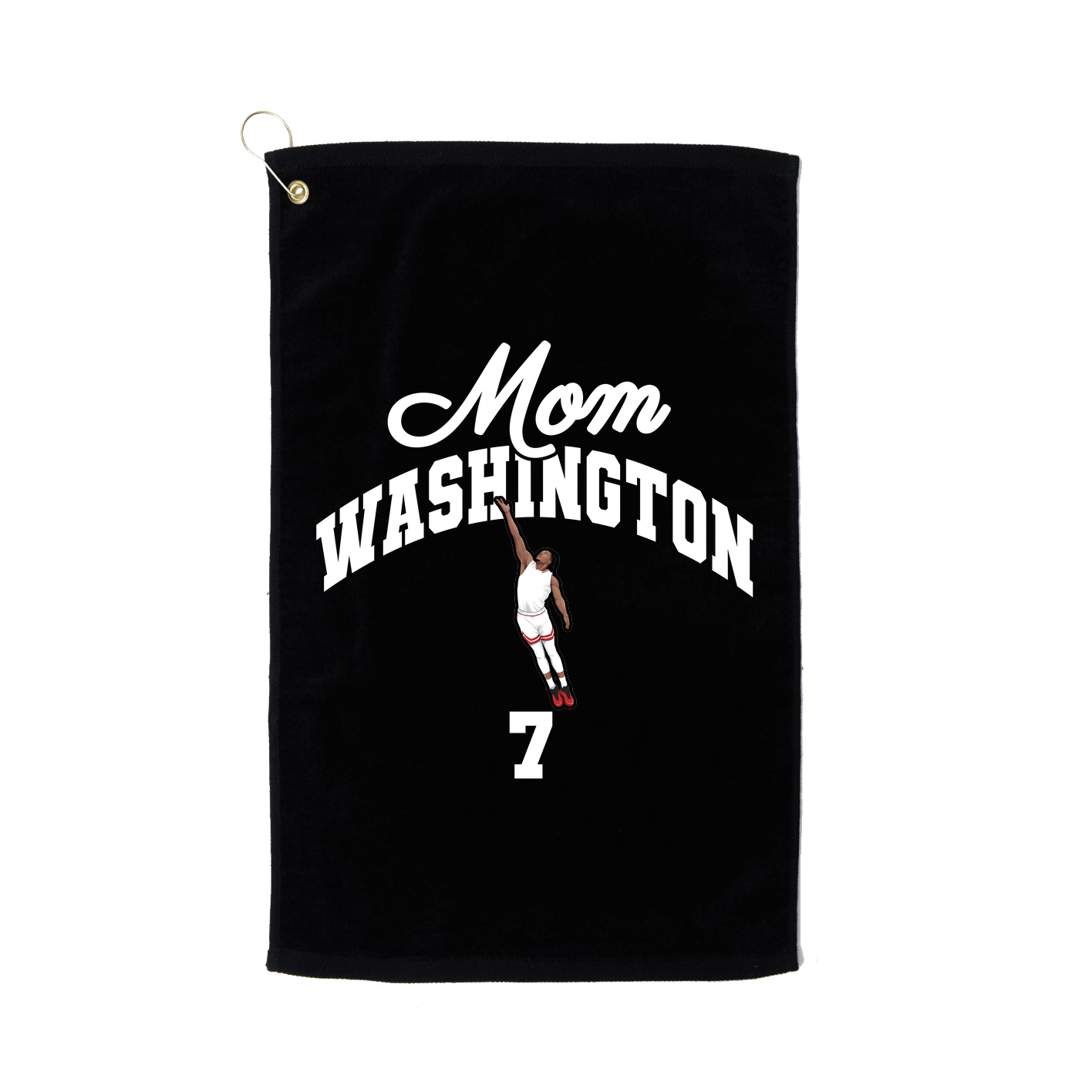 Golf Towel — Mothers Day Arch in Black