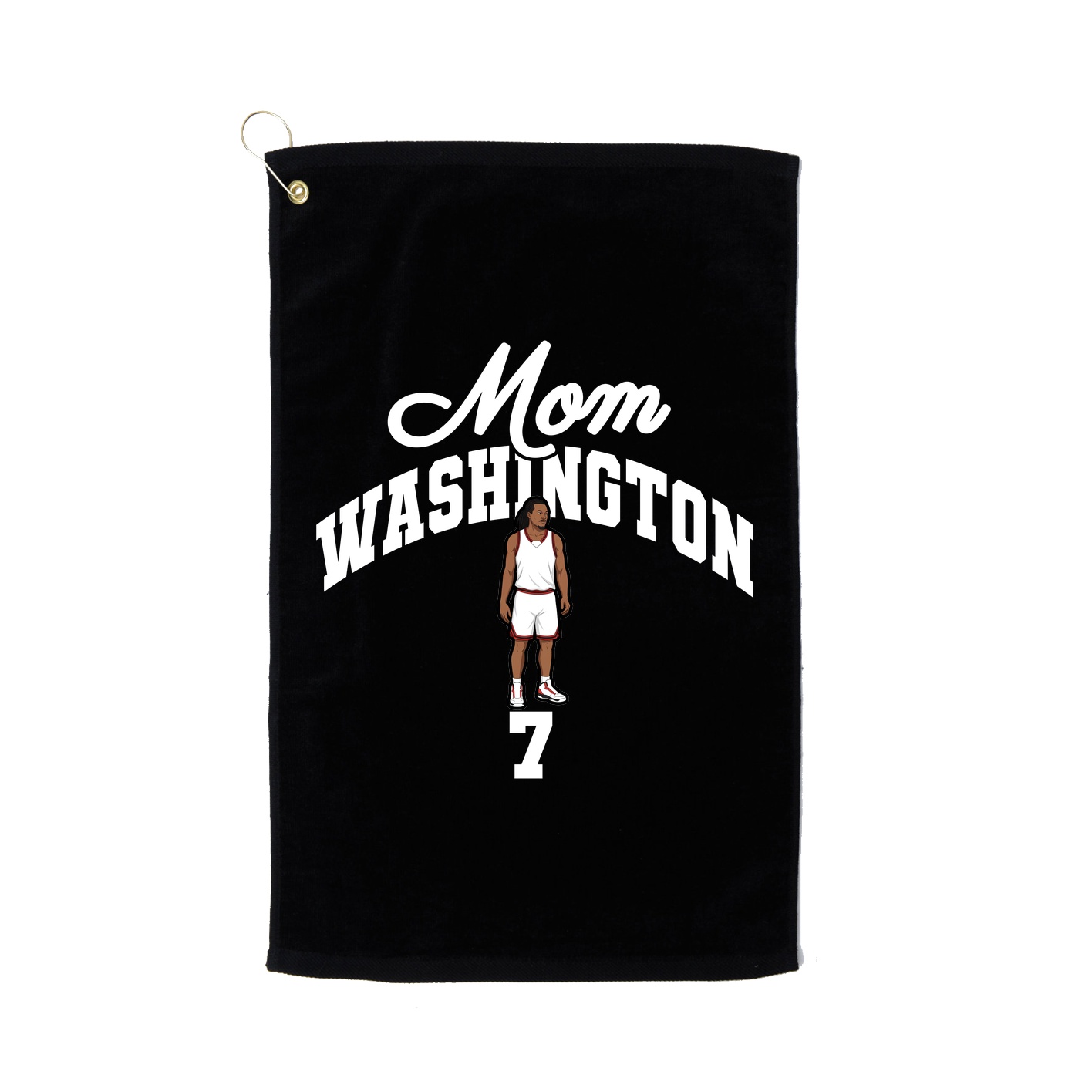 Golf Towel — Mothers Day Arch in Black