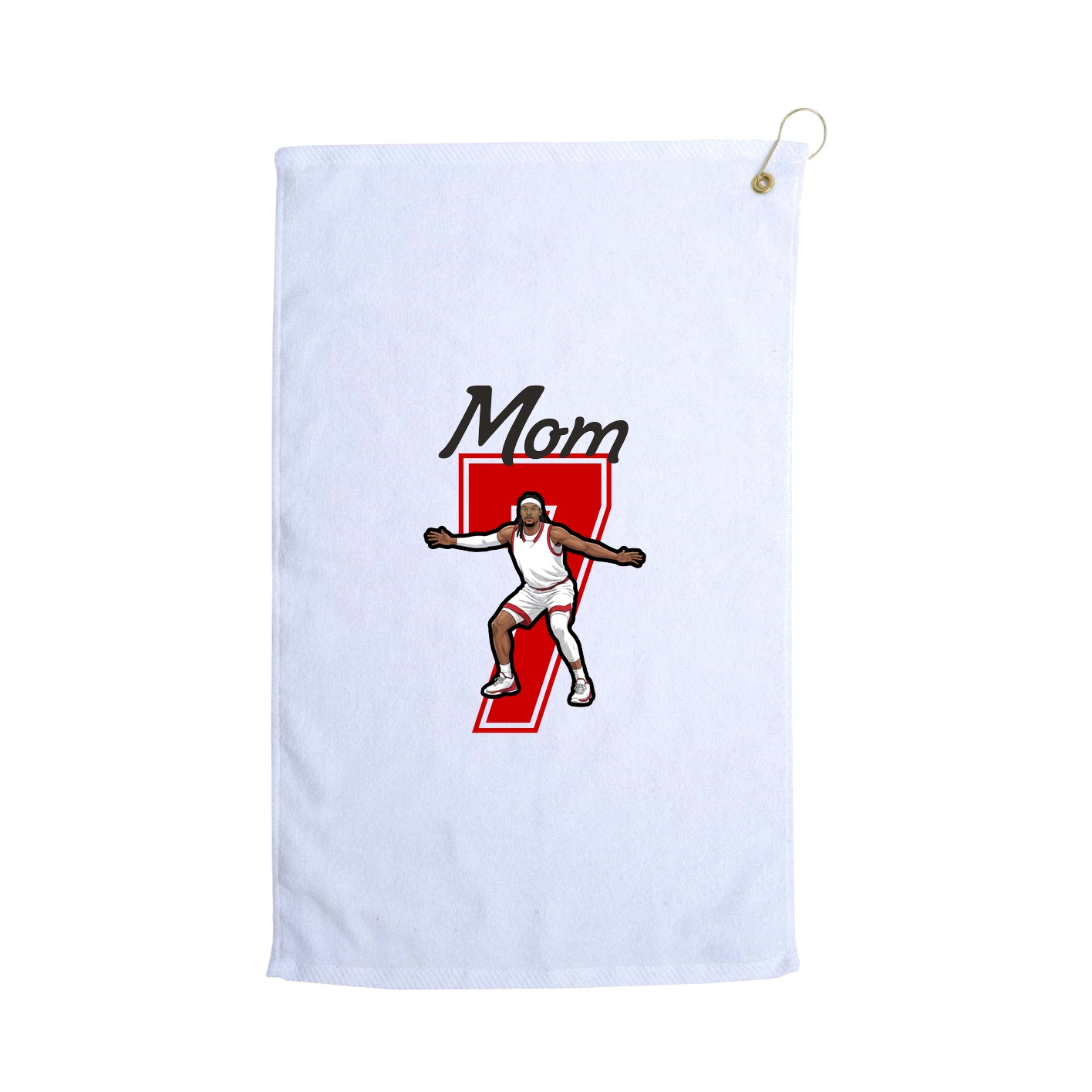 Golf Towel — Mothers Day Shirsey in White
