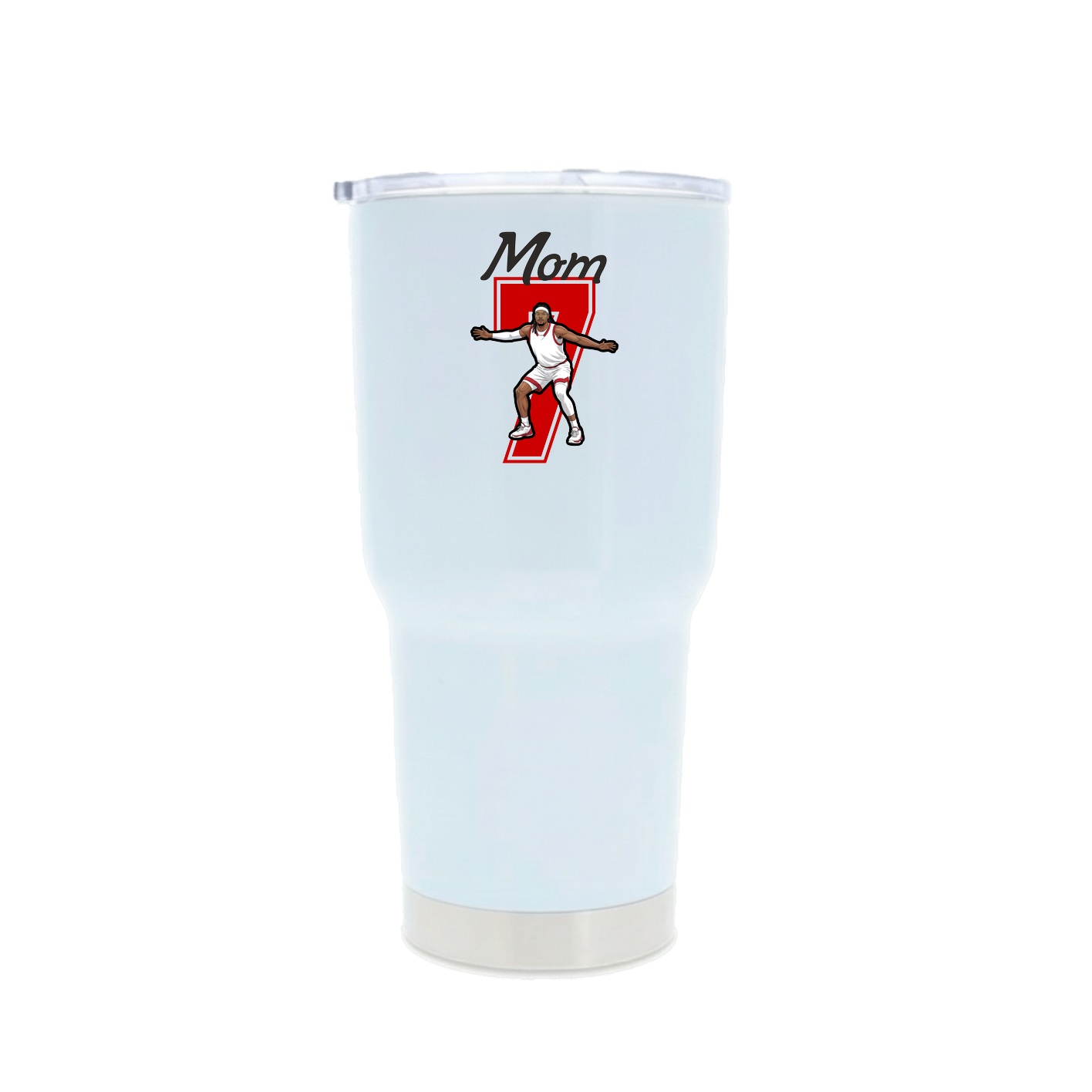 30oz Stainless Steel Tumbler — Mothers Day Shirsey in White