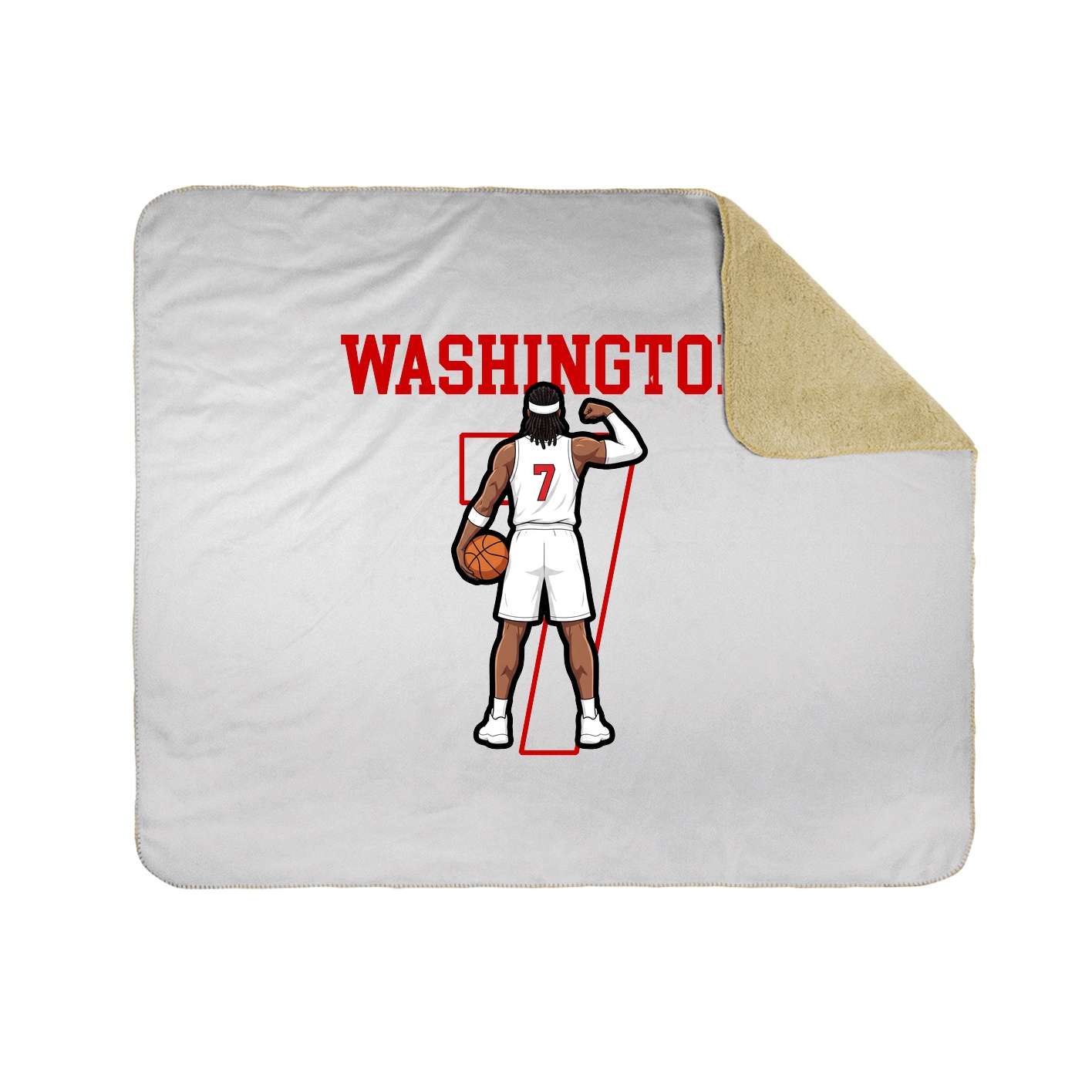 Throw Blanket — Shirsey in White