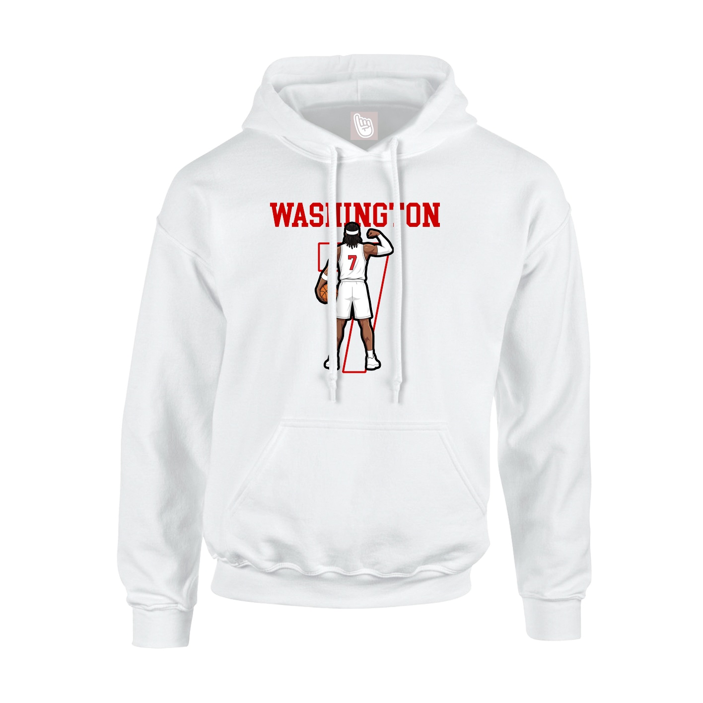 Hoodie — Shirsey in White