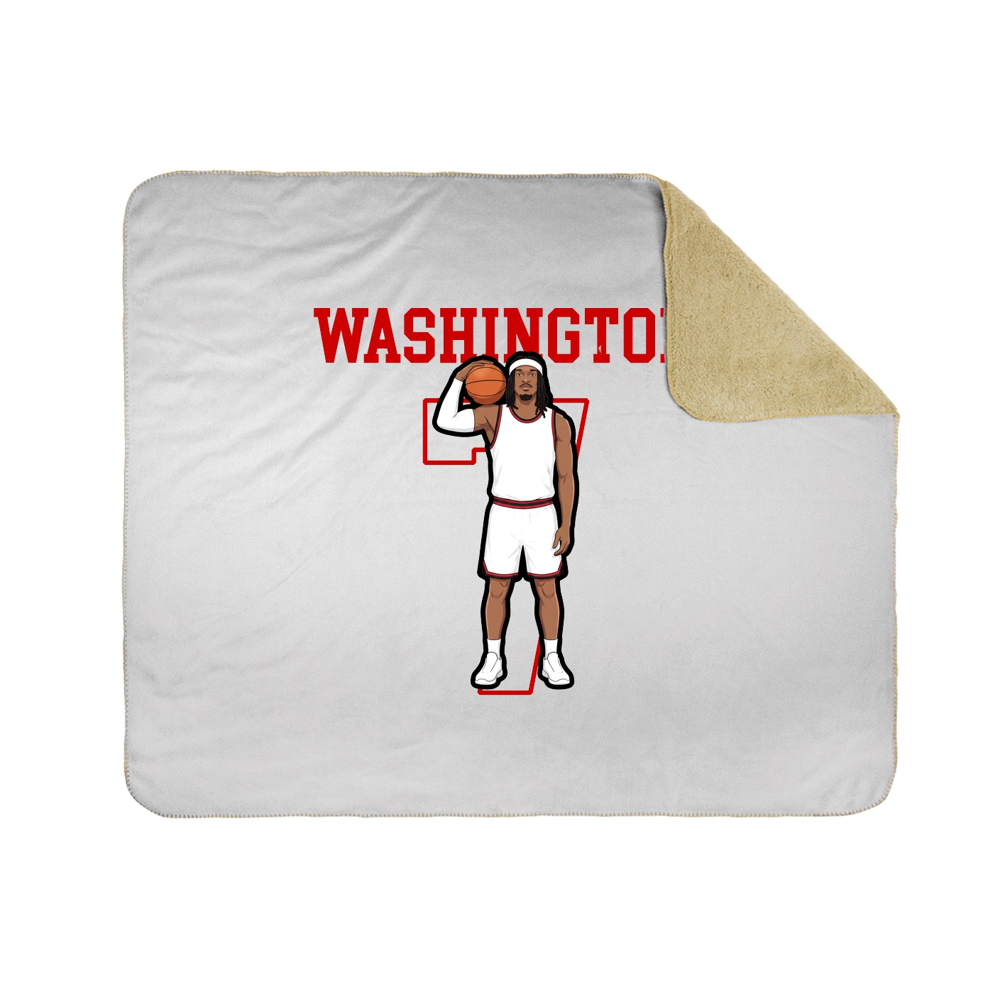 Throw Blanket — Shirsey in White