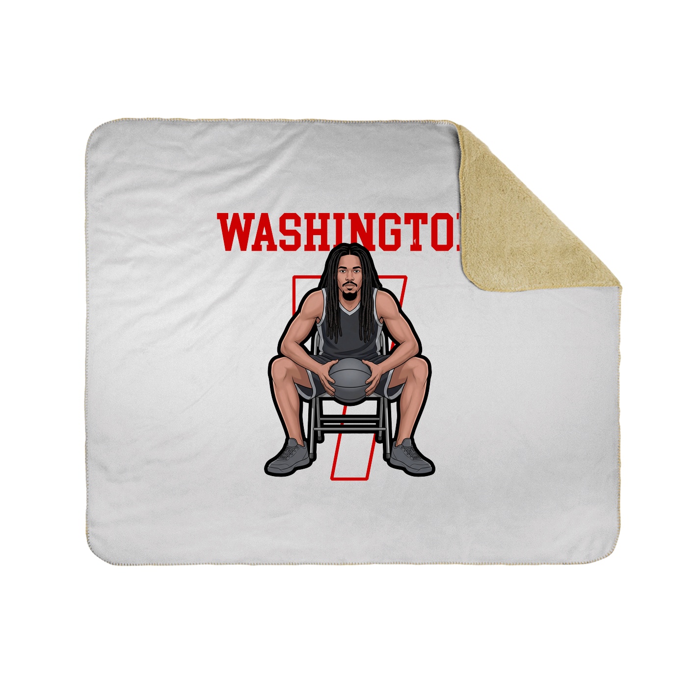 Throw Blanket — Shirsey in White