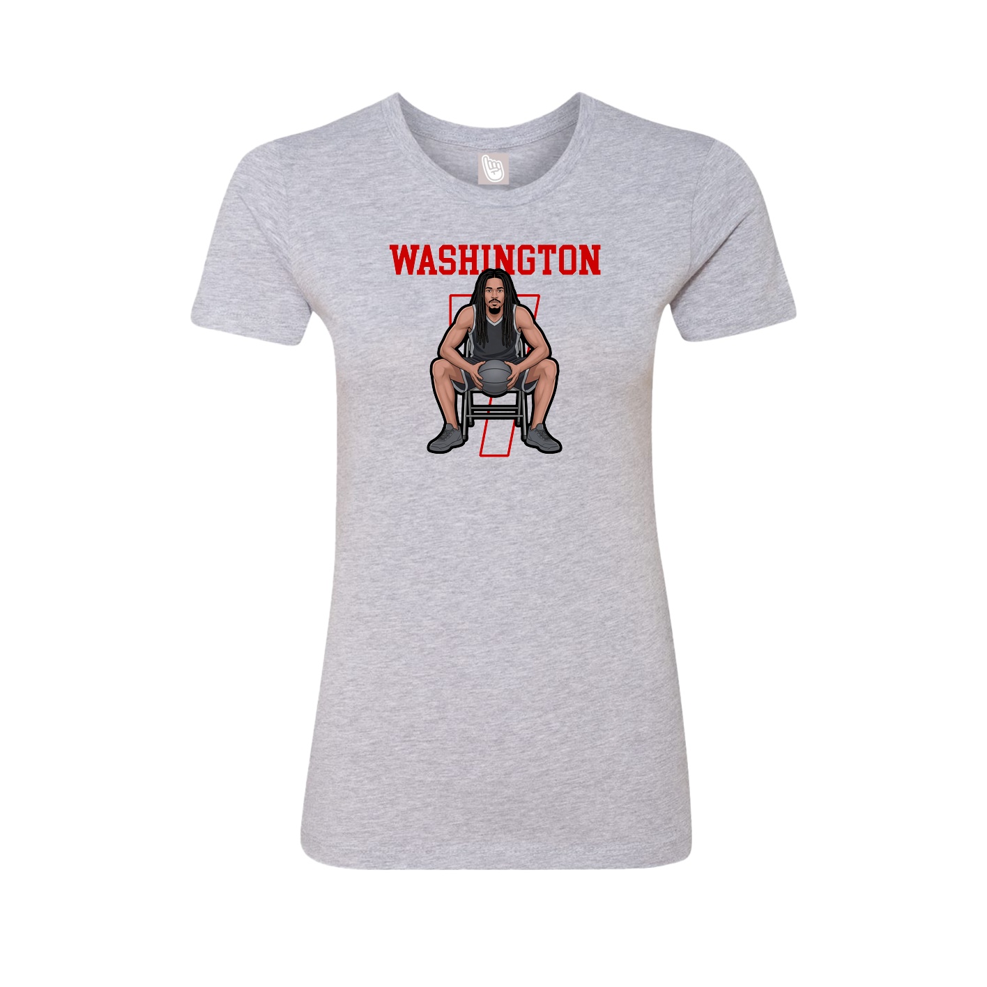 Fitted Women's Tee — Shirsey in Grey