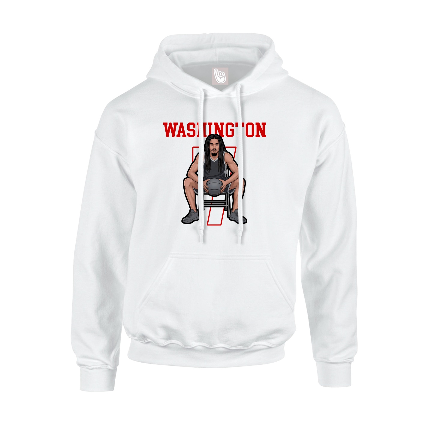 Hoodie — Shirsey in White
