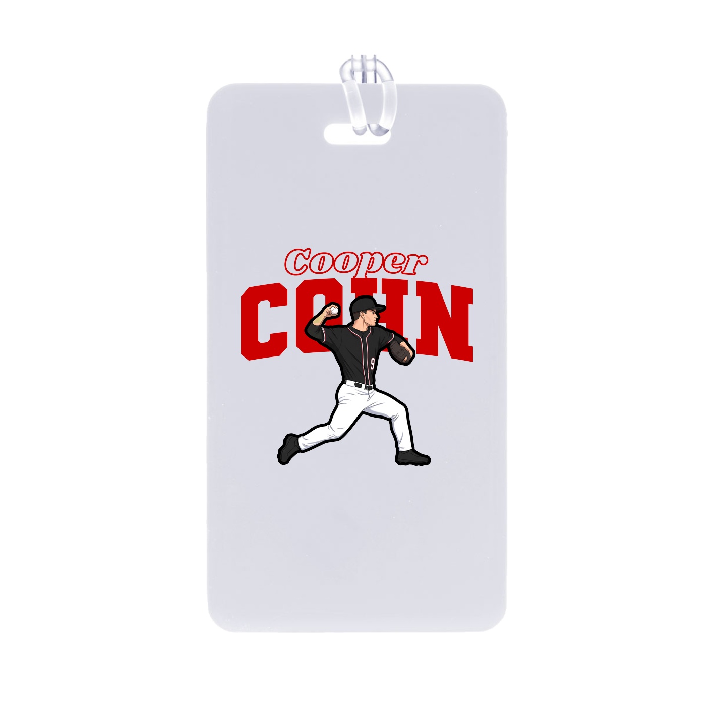 Bag Tag — Name Arch in Classic